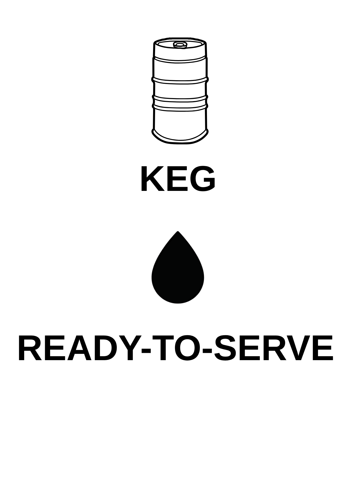 A black raindrop falling from a character with a sad face and closed eyes, with water and raindrops in the background.