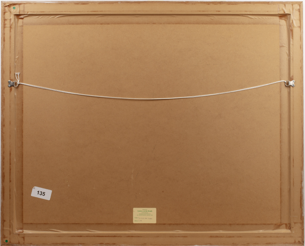 Hans Schwarz NEAC, Time for Tea, Watercolour (72.5 × 52.5cm), framed and glazed (100 × 82cm). Signed. Verso.