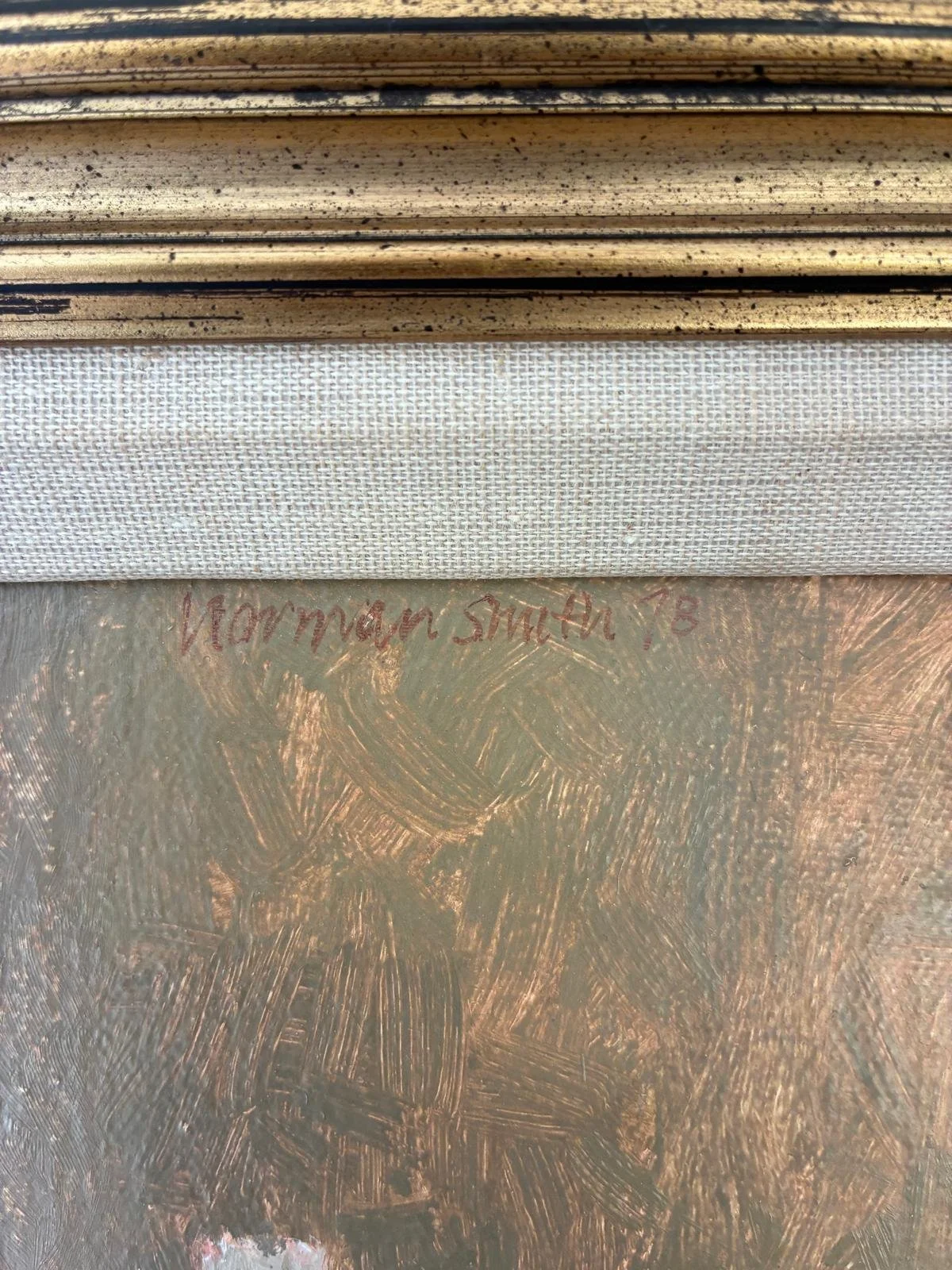 Norman Smith NEAC, White Flower and Penguin Book (1978), Oil on board (33.5 × 28.5cm), framed (38 × 33cm). Signed. signature