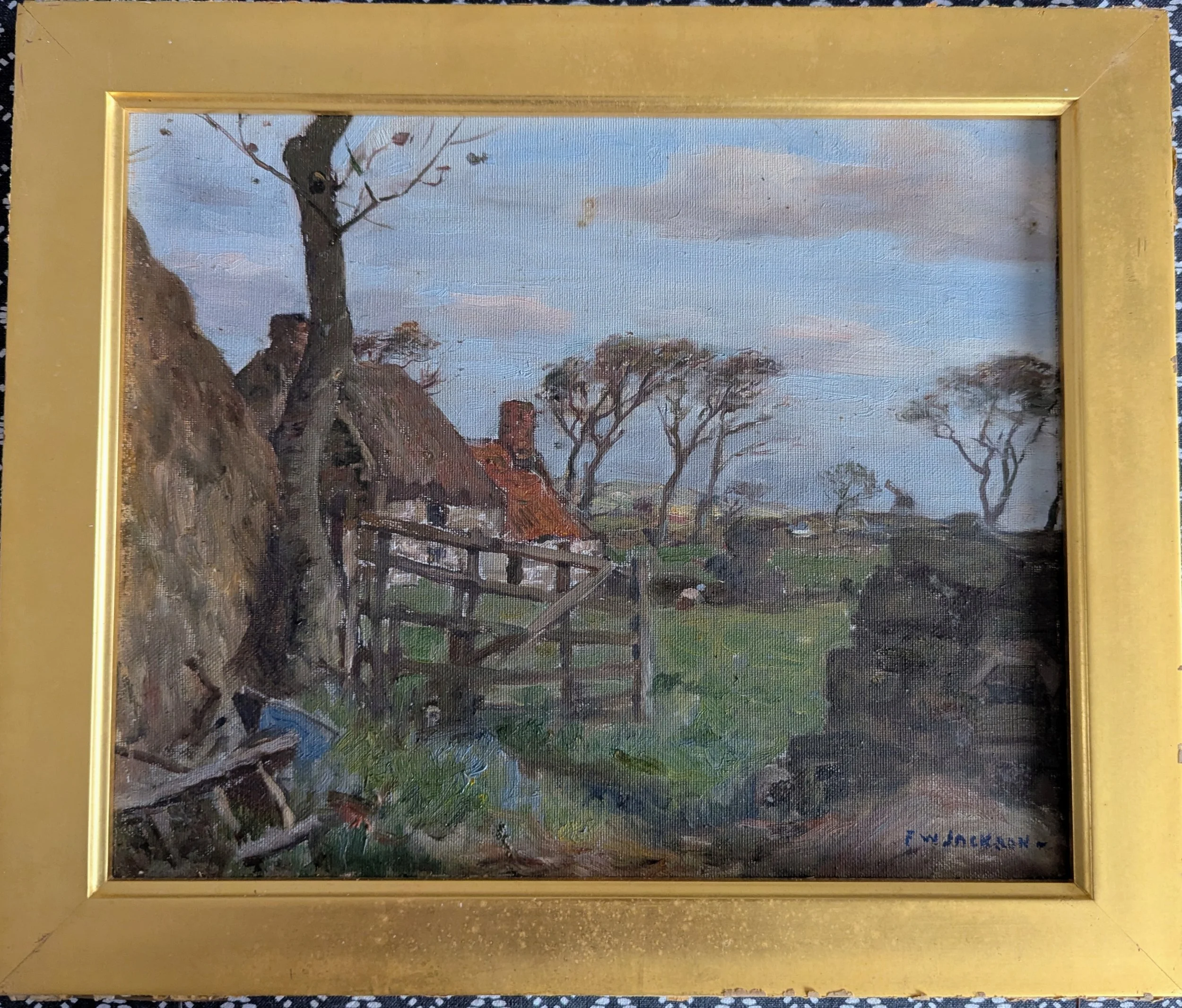 Frederick William Jackson NEAC, Rural scene.