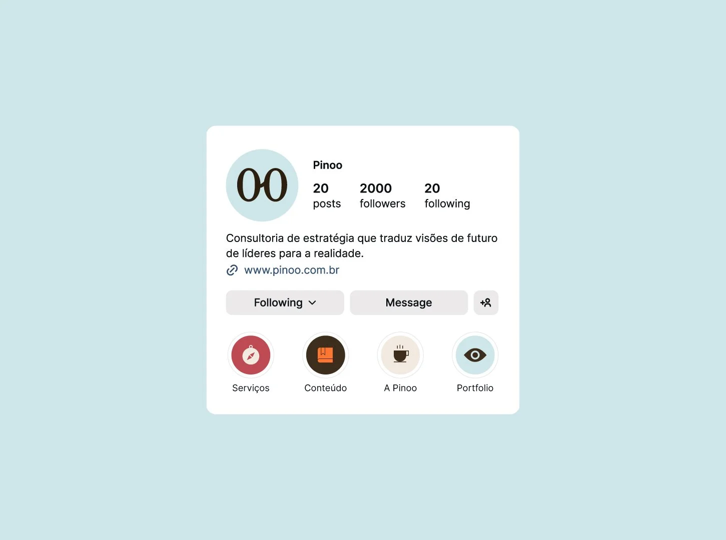 Visual identity for Pinoo by Amanda Bellani Leal