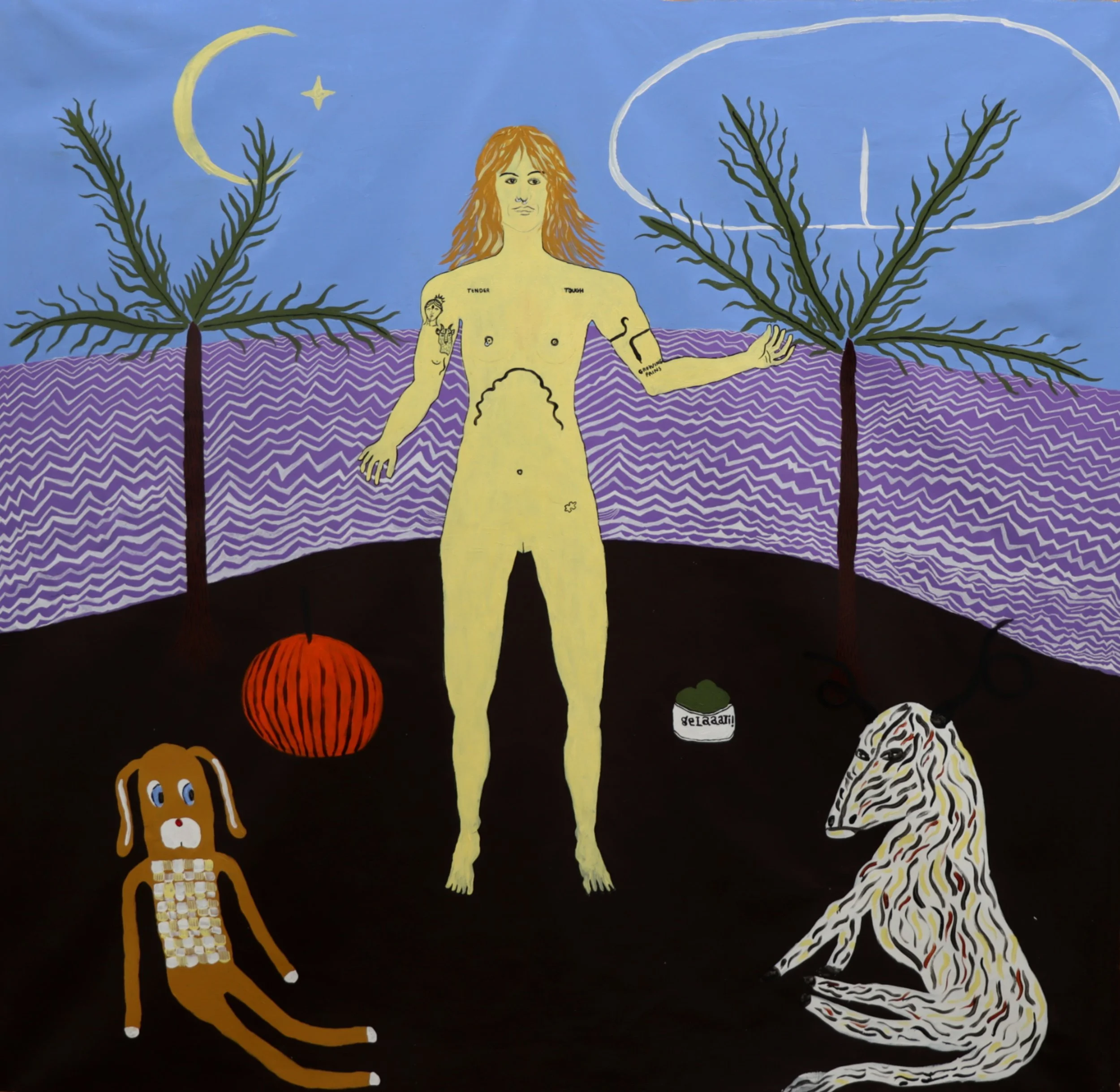 _Pistachio land_ - Acrylic on stretched canvas - 195x195cm - 2022 - Unframed .jpg