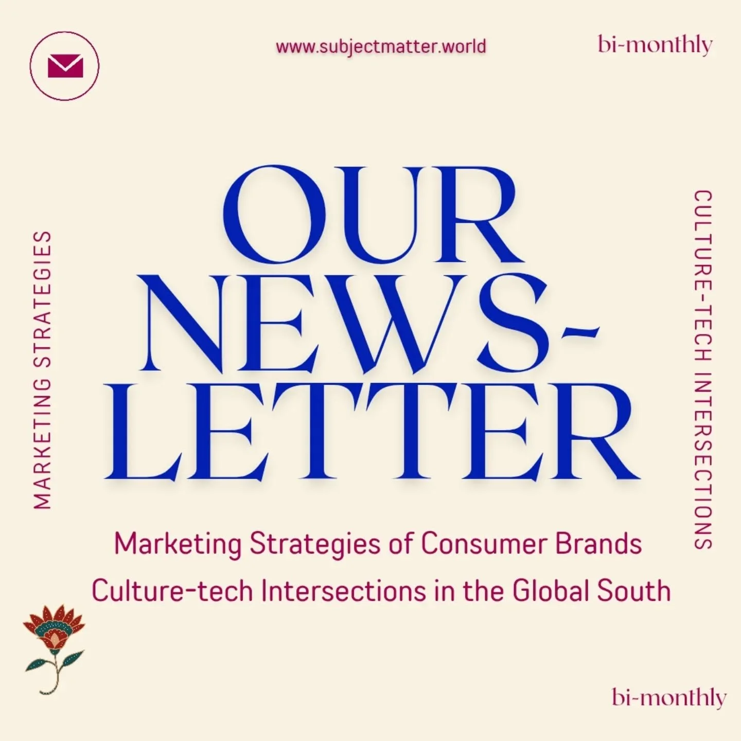 Just a reminder that our newsletter continues to go out despite a more than a petit pause. 

We recently launched our podcast that focuses on craftsmanship and artisanal excellence in the global south and how it connects with the global luxury landsc