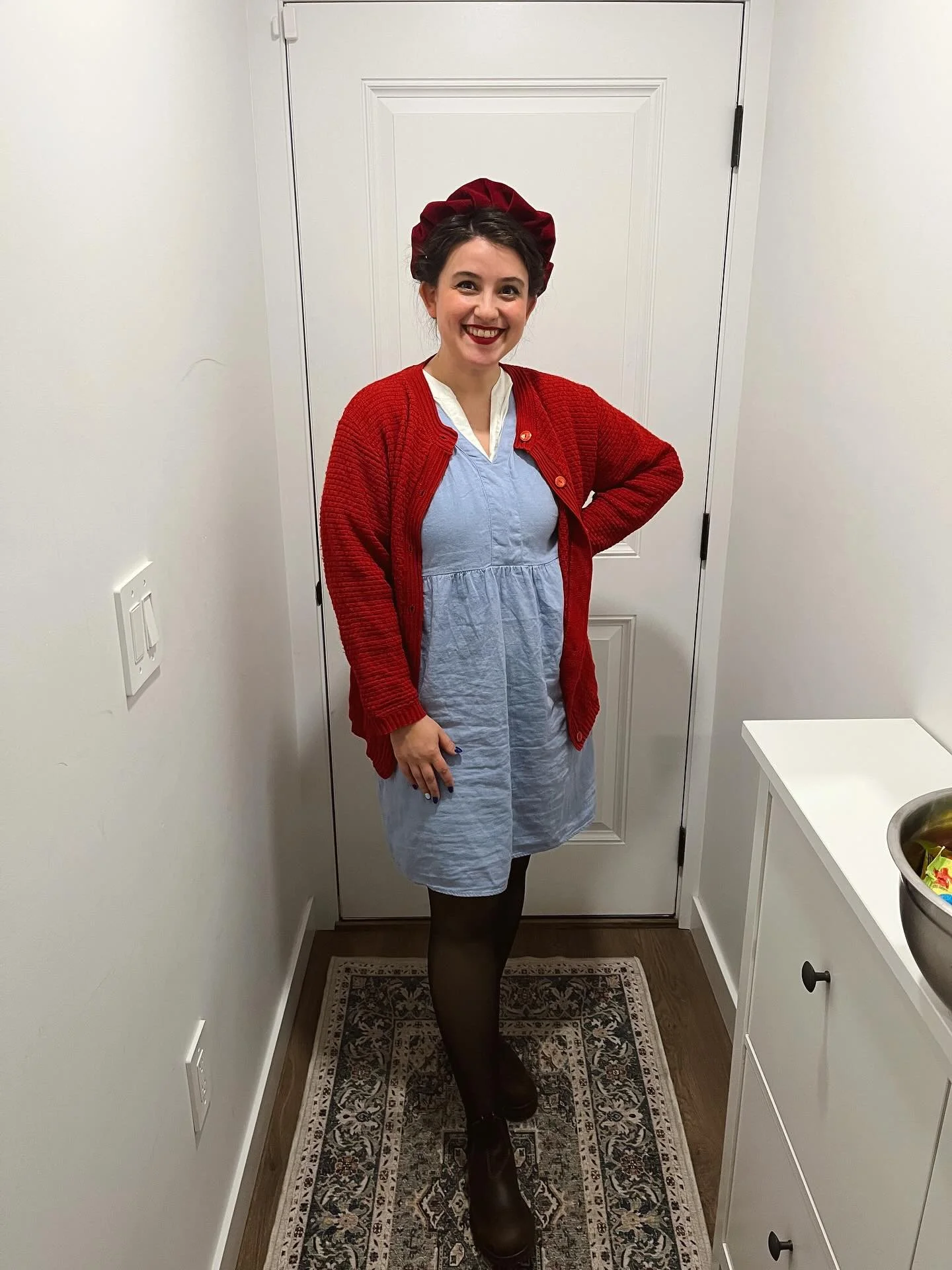Dressed up as what I wanna be when I grow up!

Call the Midwife! (Sadly with the downpour I couldn&rsquo;t take a pic with my bike 😭)

The show that started this while thing, that led me to research doing birth work. Happy Halloween everyone! 🎃