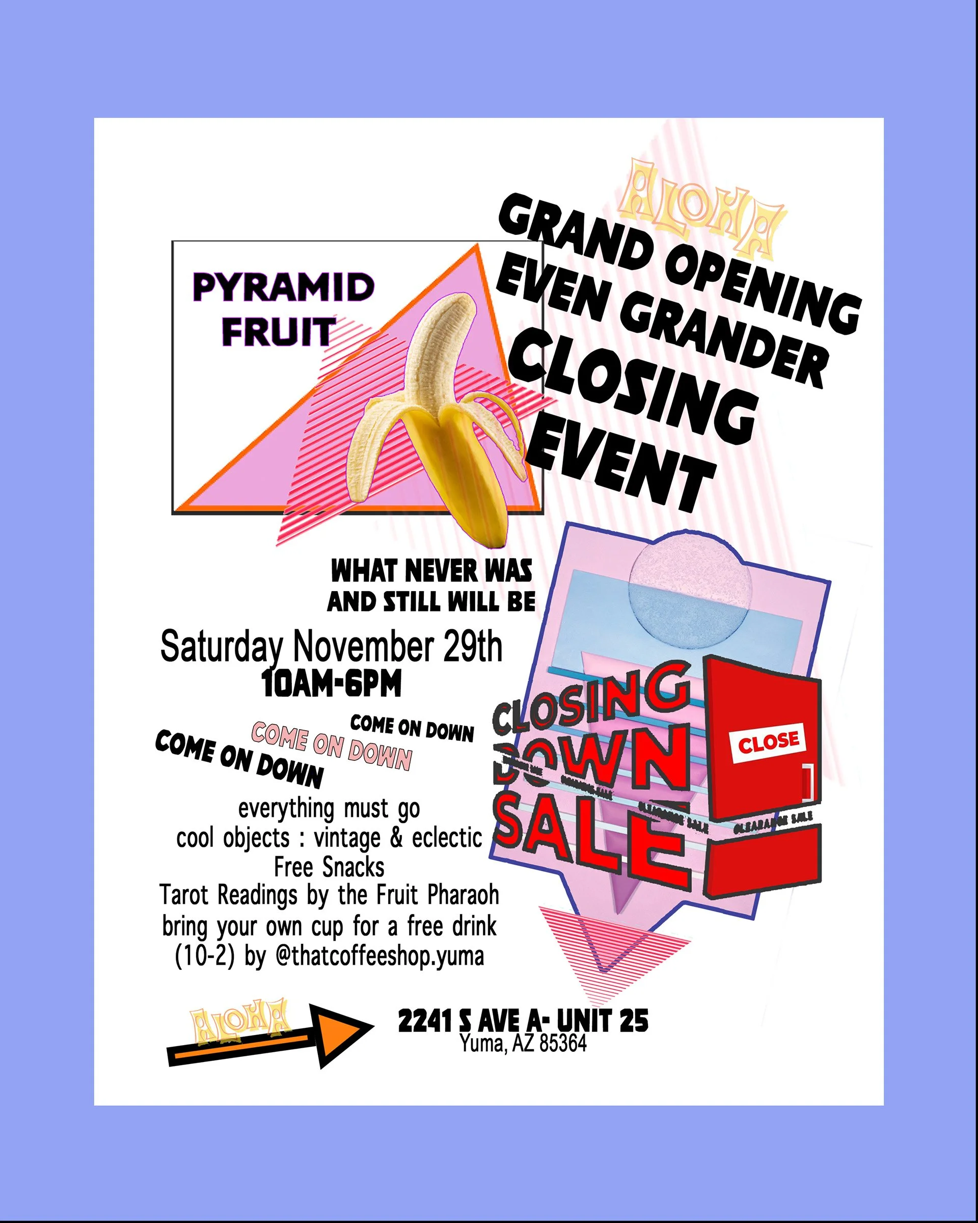 Pyramid Fruit Opening/Closing BLOW-OUT!!!!