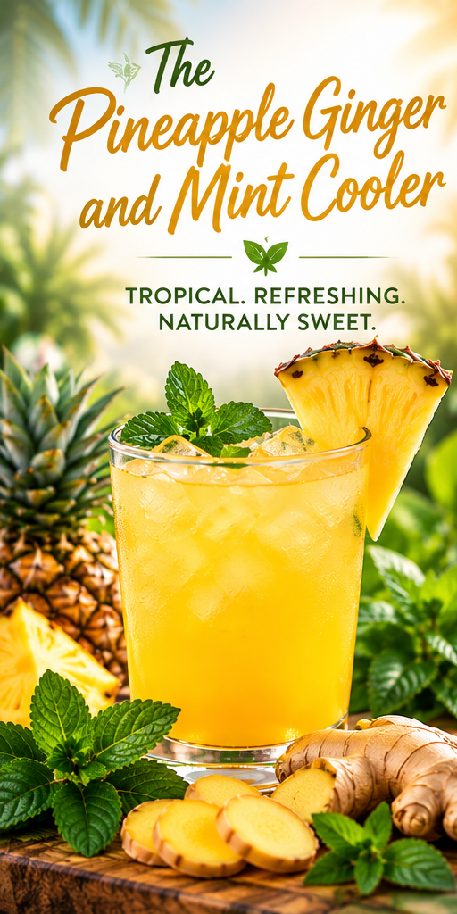The Pineapple Ginger & Mint Cooler