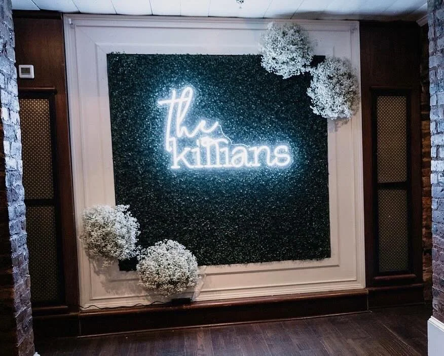 custom monogram turned led light⚡️

Planning &amp; Design: @lesloevents 
Photographer: @andrebrownphoto 
Stationery: @thetayloreddesignco 
Floral &amp; Decor: @legendaryevents