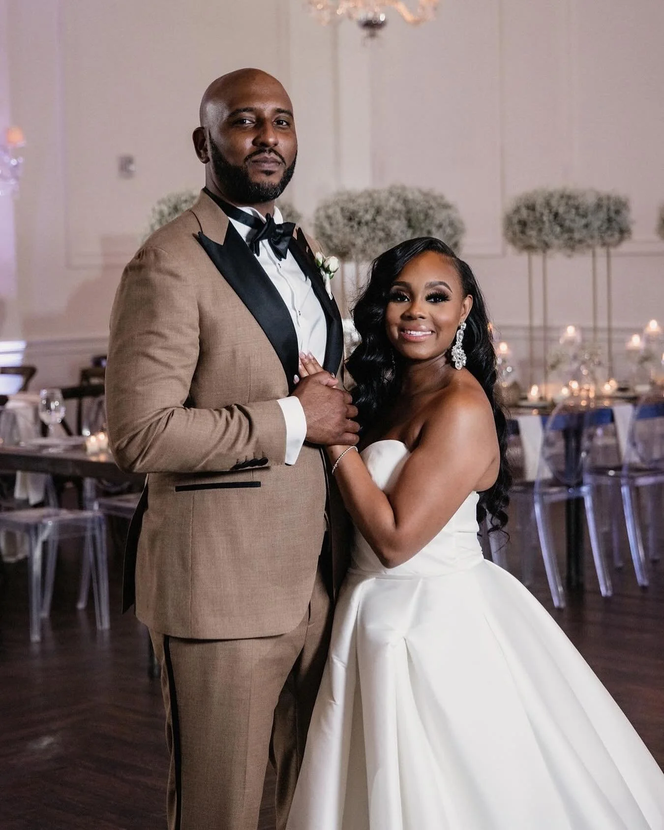 The Killians

Planning &amp; Design: @lesloevents 
Photographer: @andrebrownphoto 
Videographer: @thelexipoo 
Stationery: @thetayloreddesignco 
Floral &amp; Decor: @legendaryevents 
Officiant: @melinda_thee_officiant 
Violinist: @demolaviolinist 
DJ: