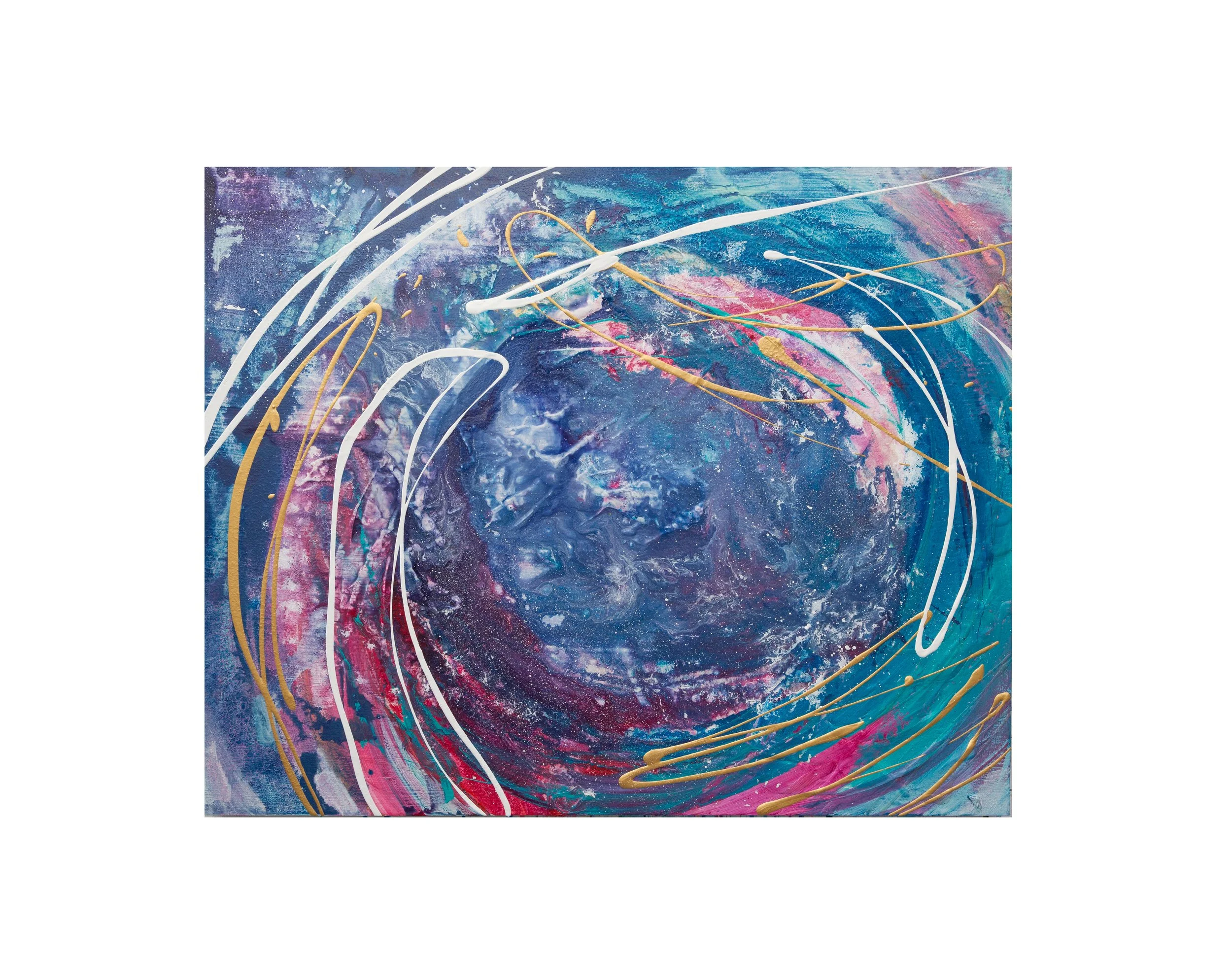 There are many waves to love yourself. 24 X 30. Acrylic on Wood. $500.jpg