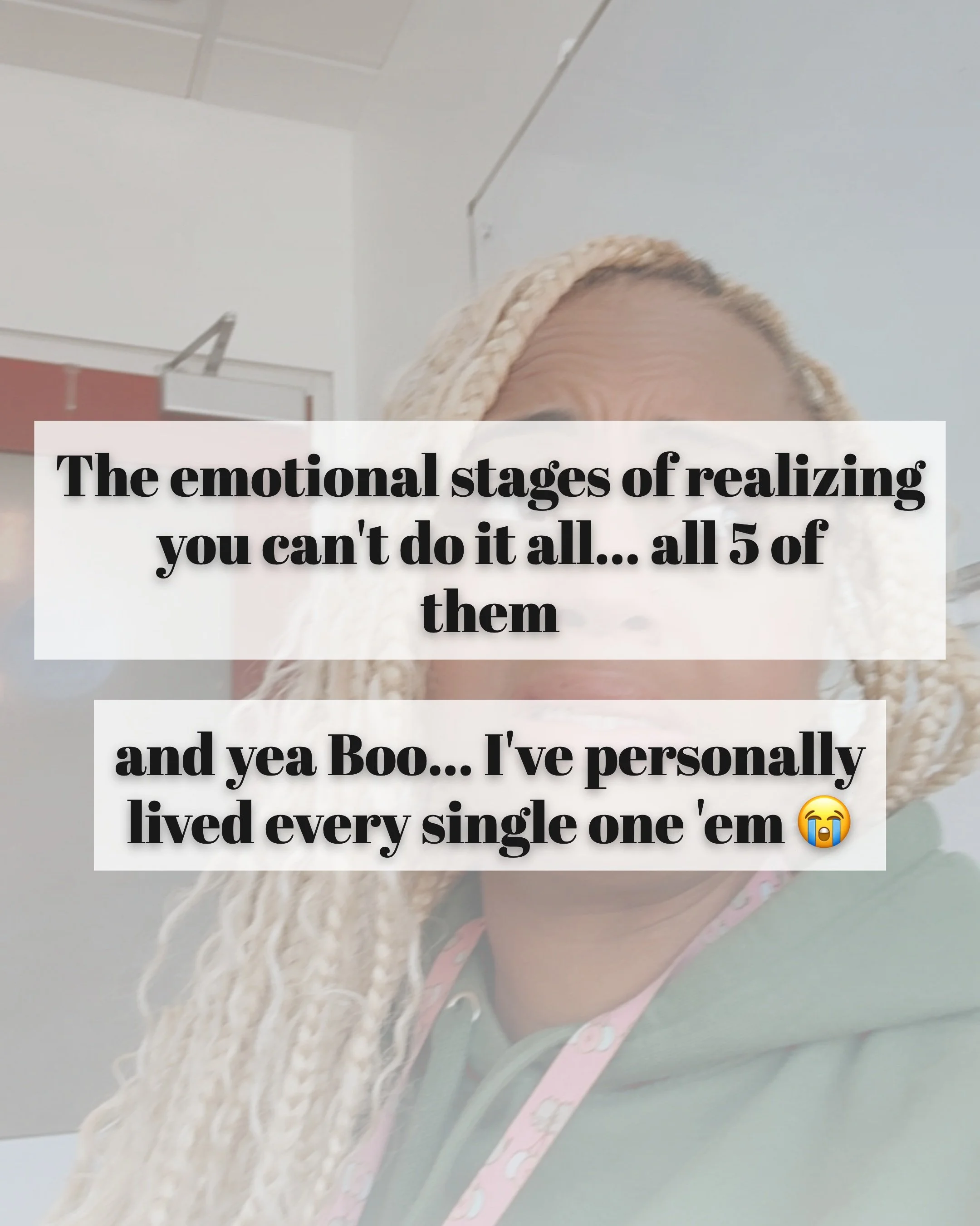 L&eacute; struggle is beyond real Chile... 🫠 Honestly? Most of us are in between Stage 2 (Reality Check) &amp; Stage 3 (Bargaining) waaaayyy longer than we wanna admit... 🙃

🔔 Shame free zone: which one is you rn Boo? Drop it below 👇🏼

🤎 Share 
