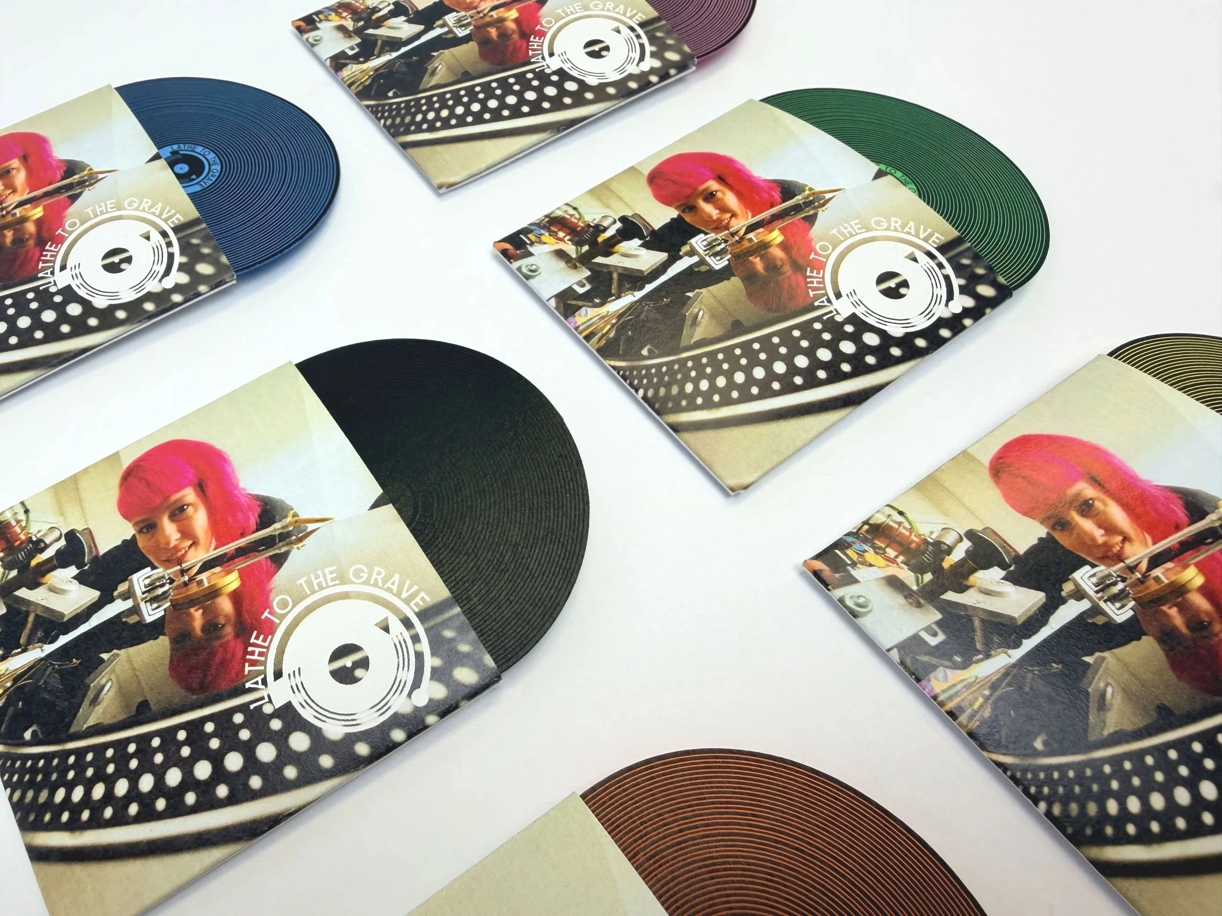 Lathe to the Grave business cards