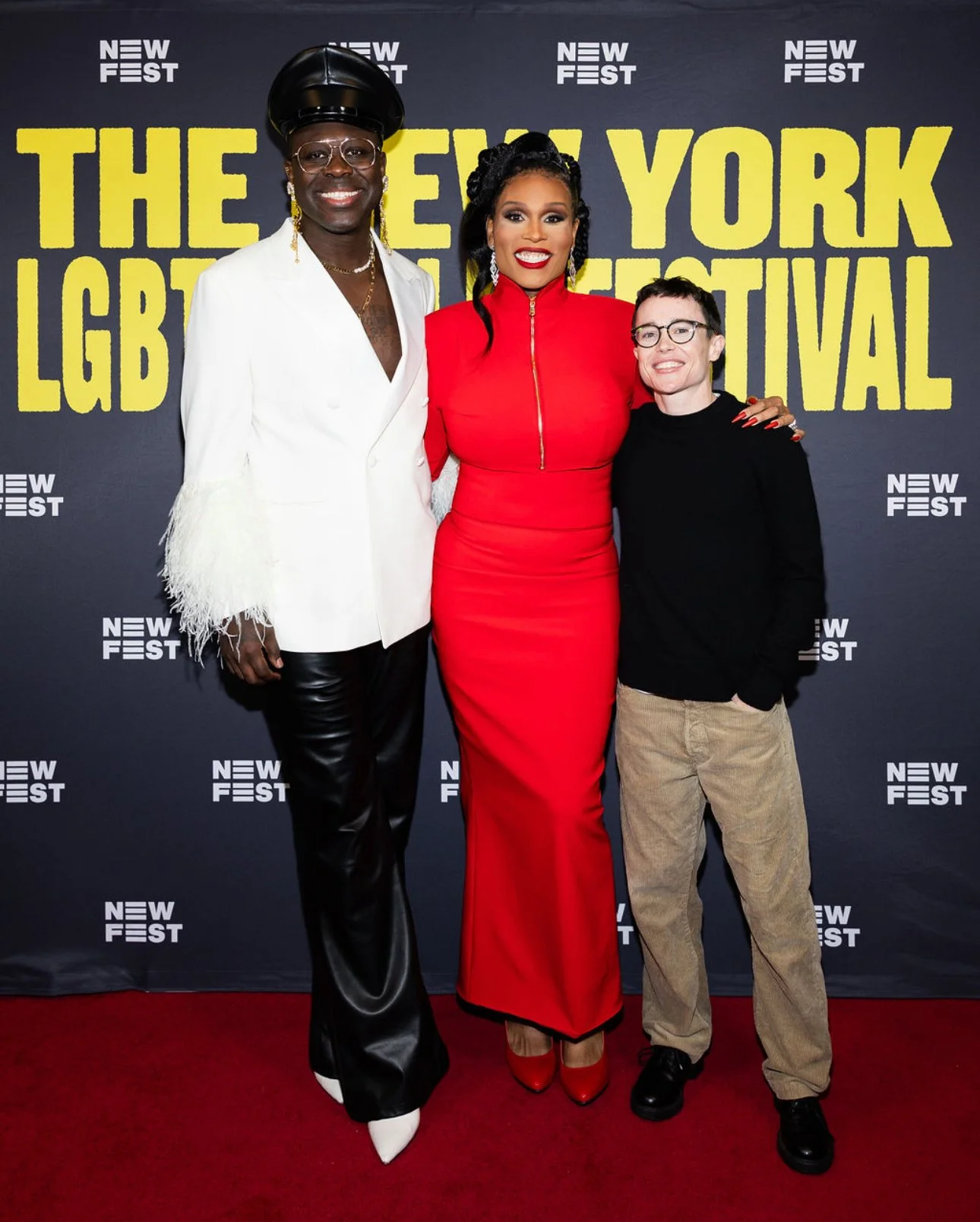 A Deeper Love: The Story of Miss Peppermint Executive Producers Elliot Page with Peppermint at Newfest Film festival in NYC
