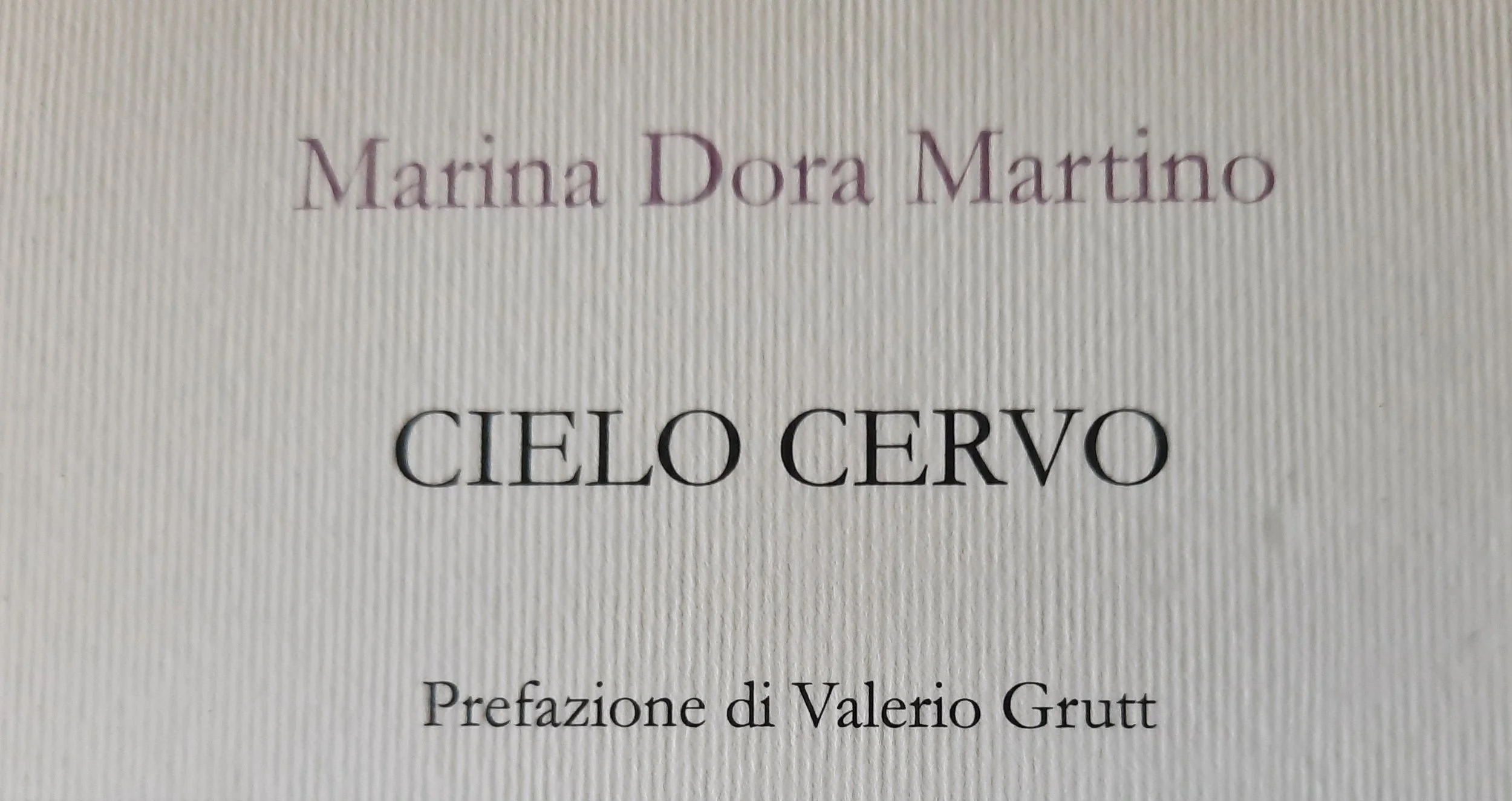 Cielo cervo - Marina Dora Martino, nota di lettura
