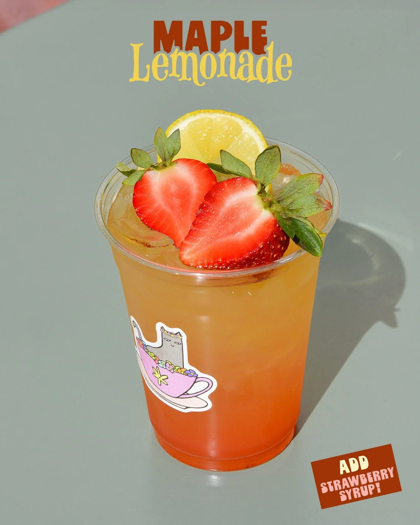 Maple lemonade now available here at the bean 🍋 BOGO 50% off all bevs April 1st &amp; 2nd 👀