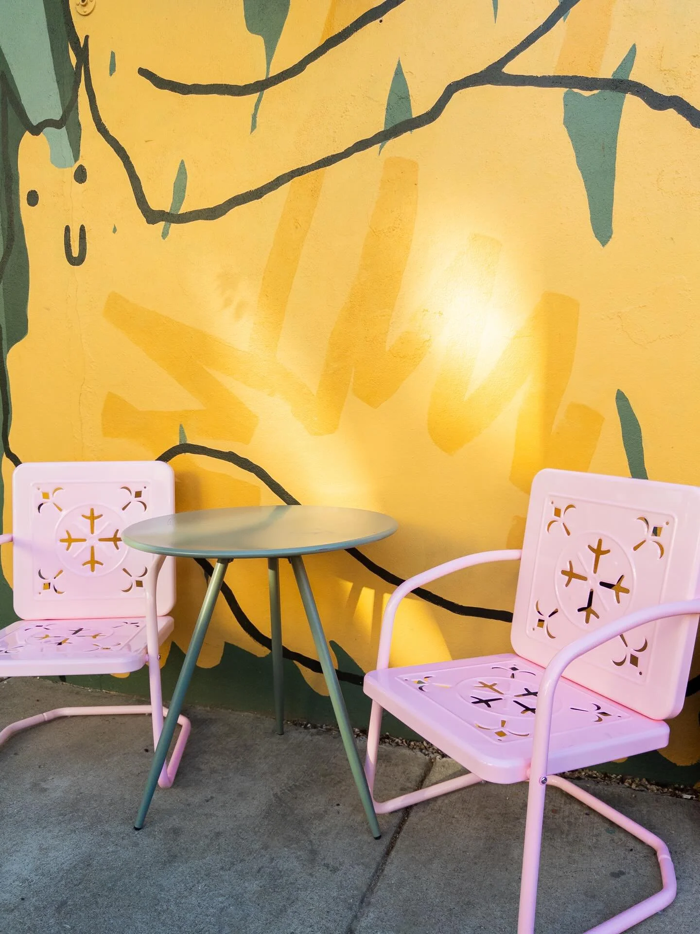 New spots to sit out front of the bean and sip on matcha clouds ☁️