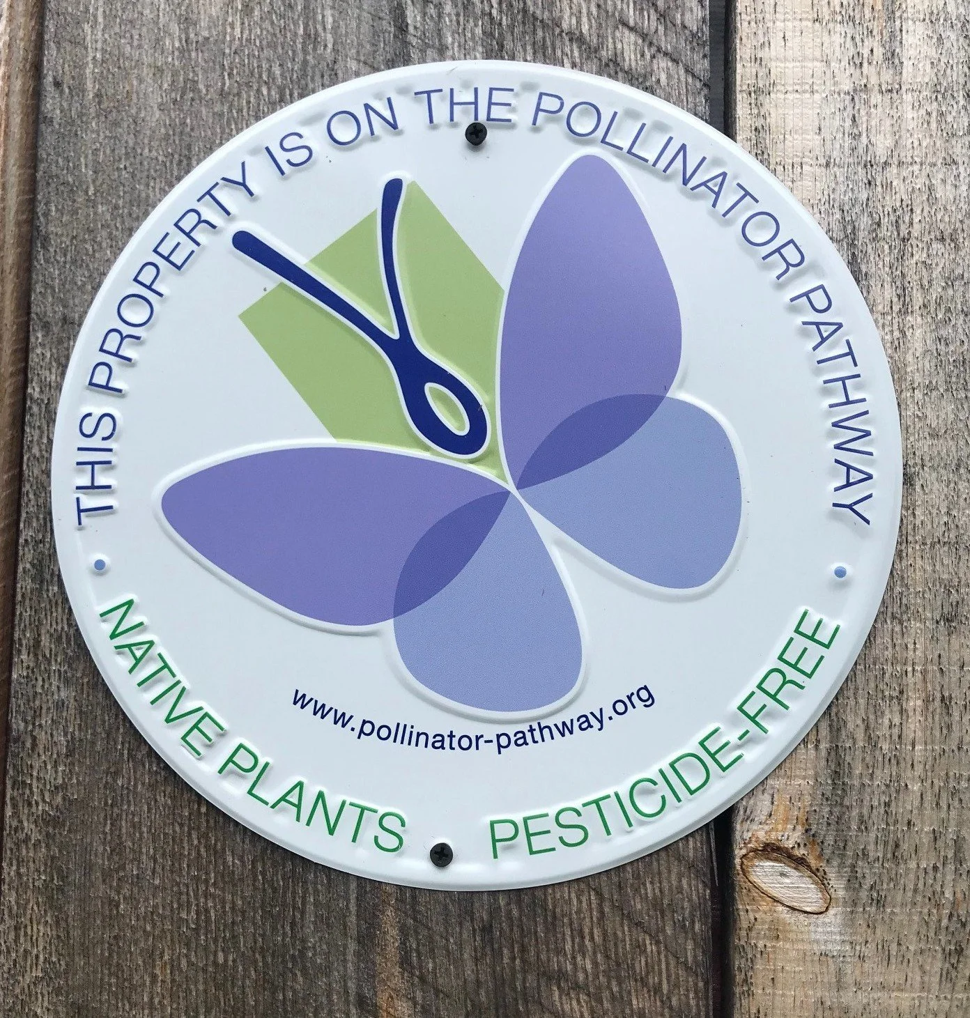 Pollinator Pathway sign