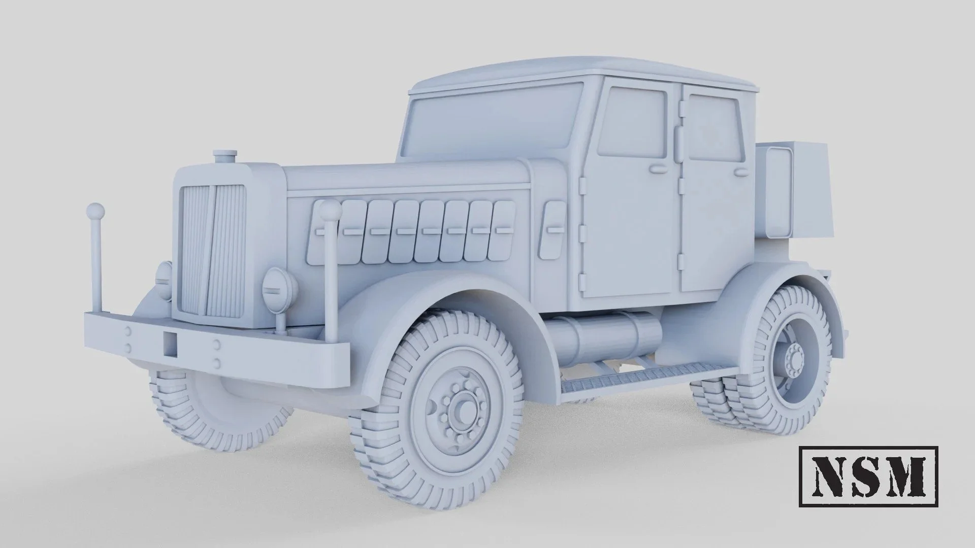 NSM Hanomag SS100 Closed Cab 28mm