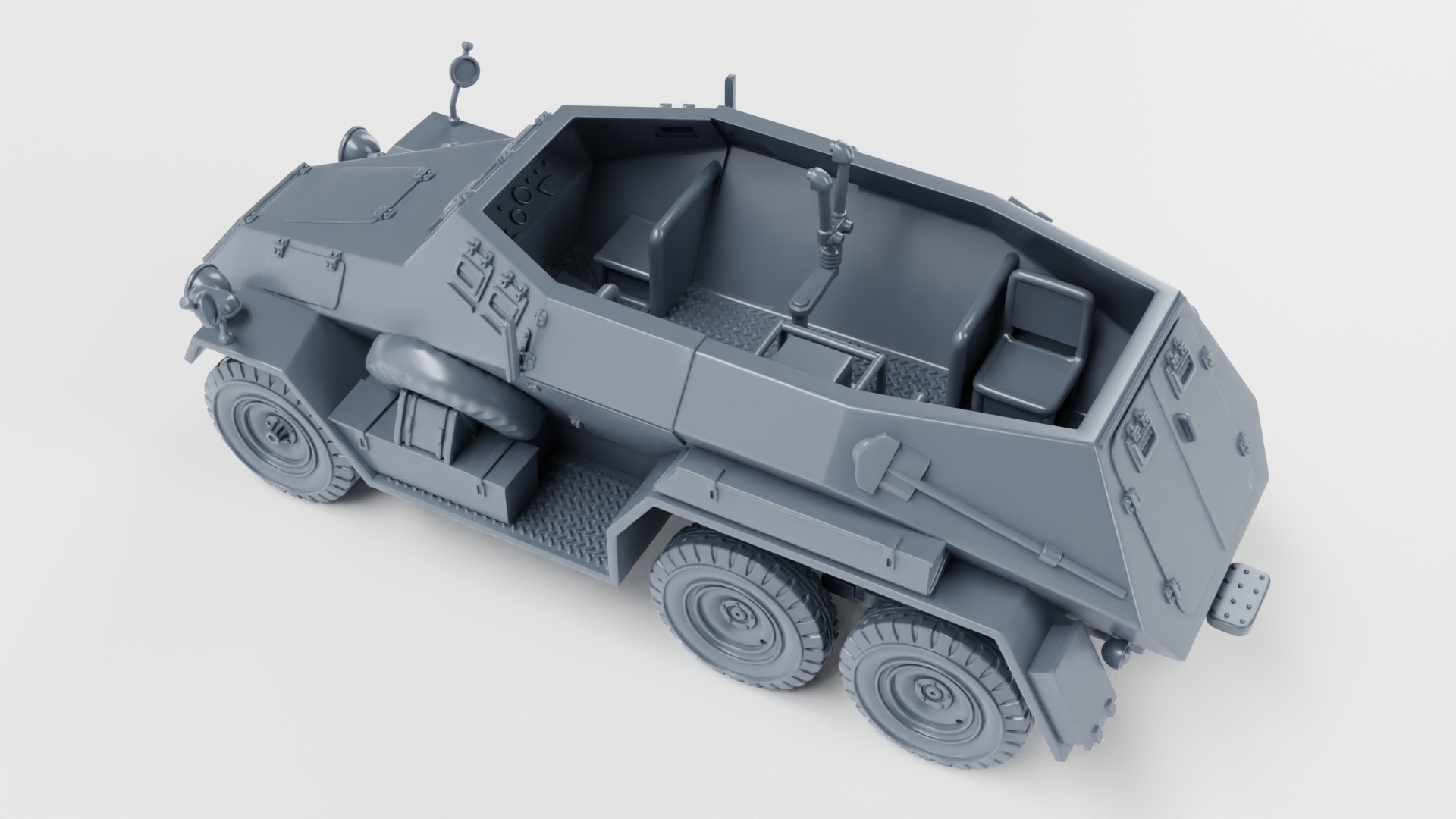 Wargame 3D Sd.Kfz.247 (6-rad version) Germany, WW2 28mm