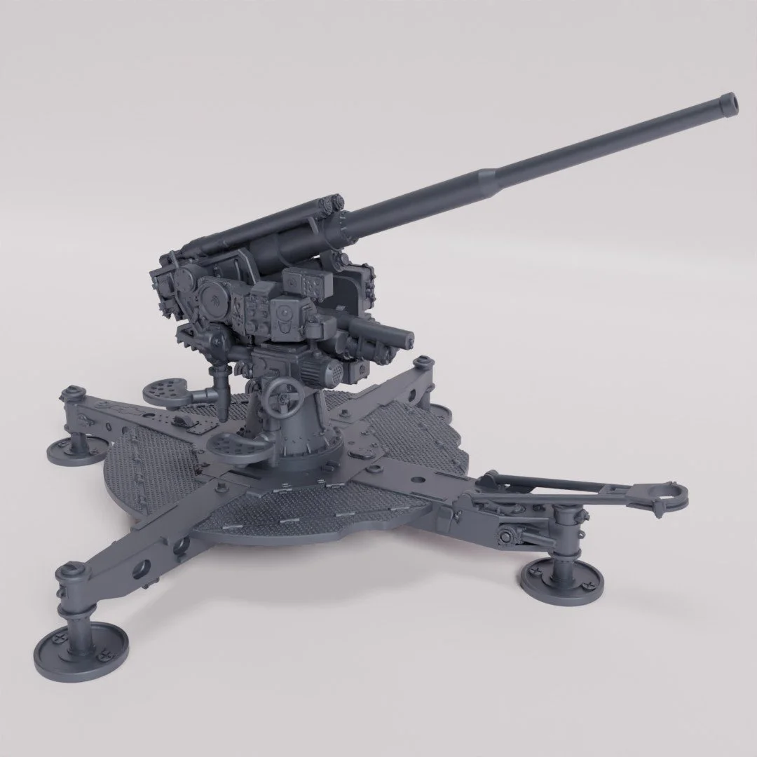 Wargame 3D Italian Canone 90/53  28mm