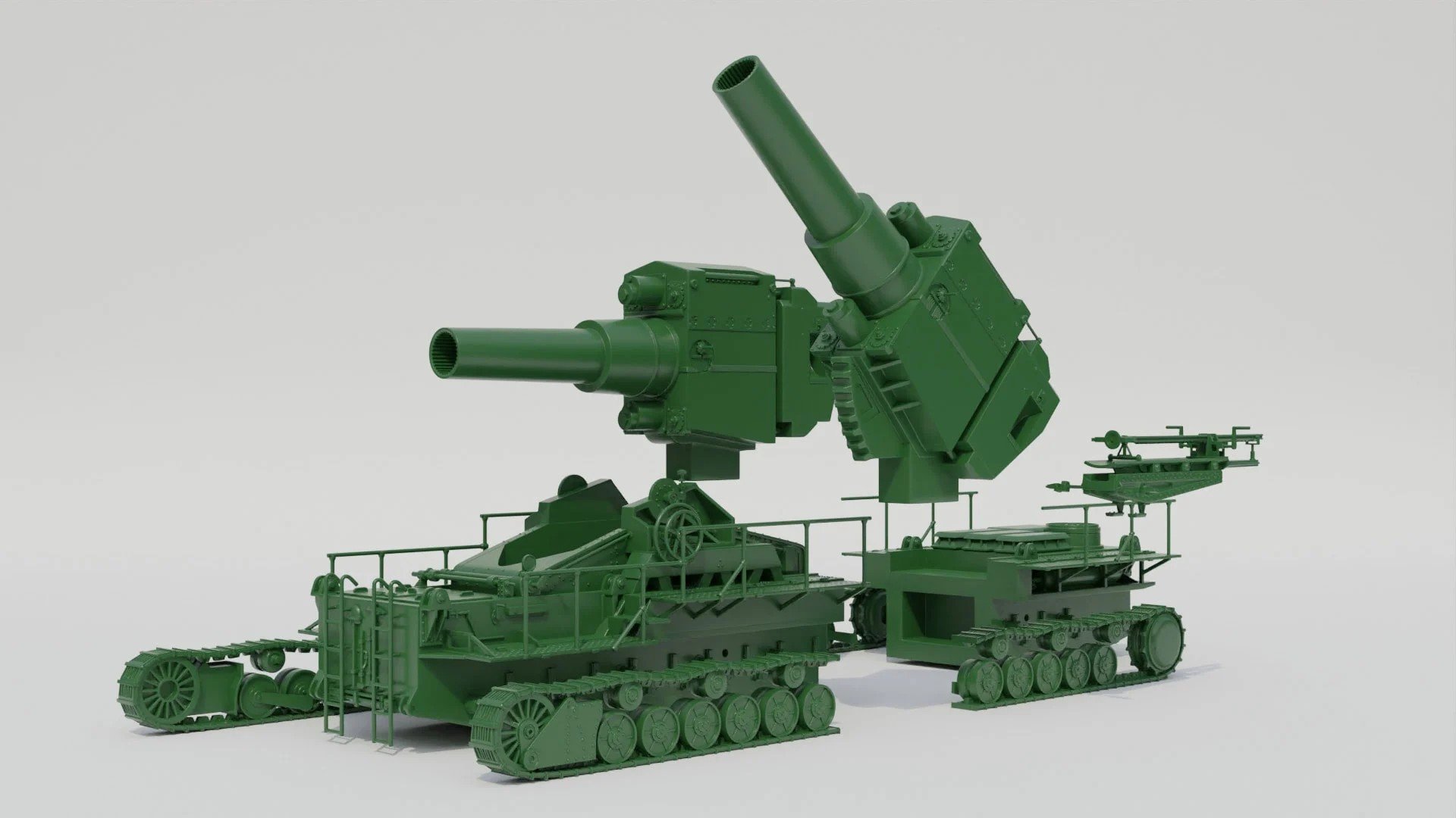 Wargame 3D Karl Gerat Siege Mortar Loki 28mm