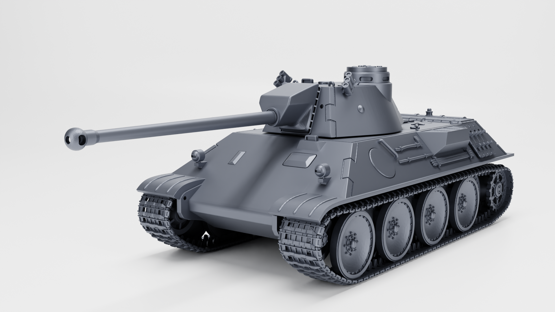 Wargame 3D Daimler Benz Panther VK 30.02 Medium Tank 28mm.