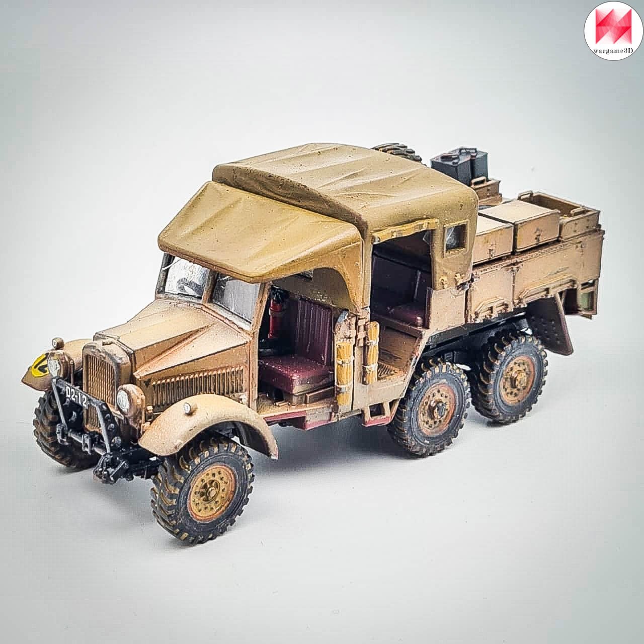 Wargame 3D Morris CDSW 6x4 Artillery Tractor 28mm.