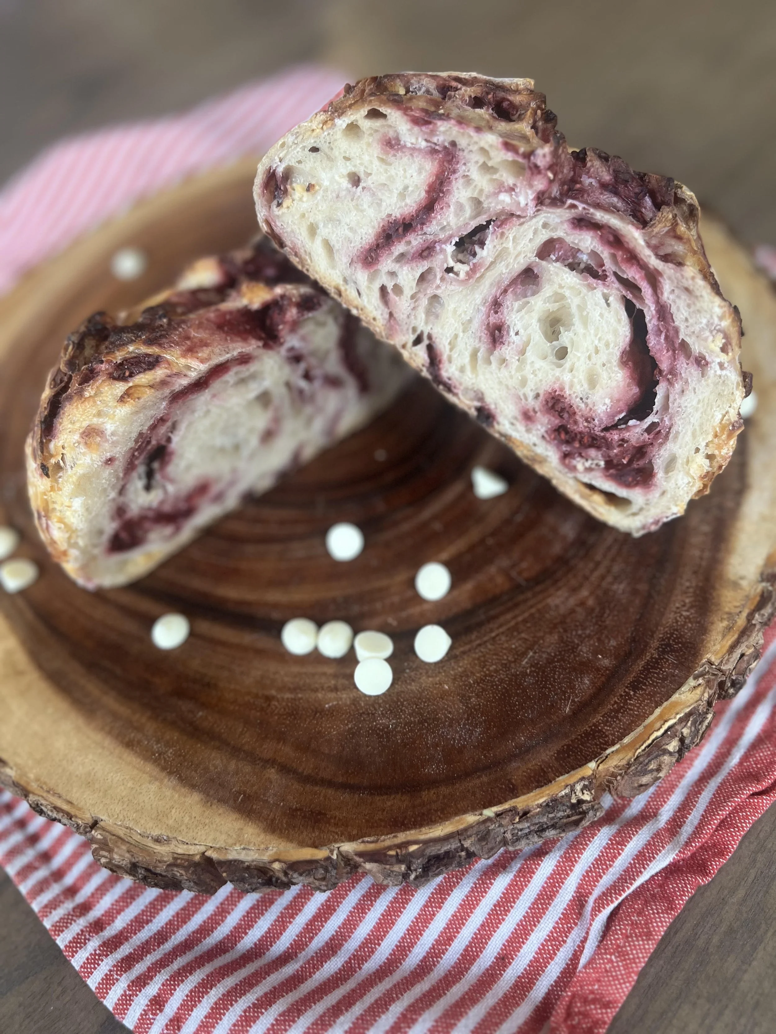 White Chocolate Raspberry Mini Sourdough Loaf (Valentines Day Only)
