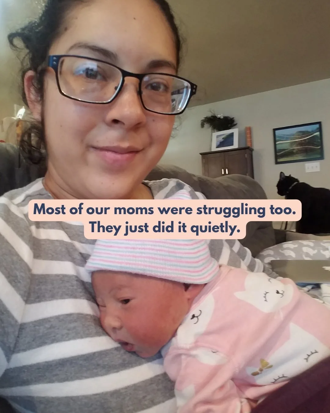 Here&rsquo;s what I want new moms to know: you&rsquo;re not failing. 

You are moving through one of the most profound identity shifts a person can experience, and you&rsquo;re doing it without a roadmap, a model, or a village.

But you don&rsquo;t h