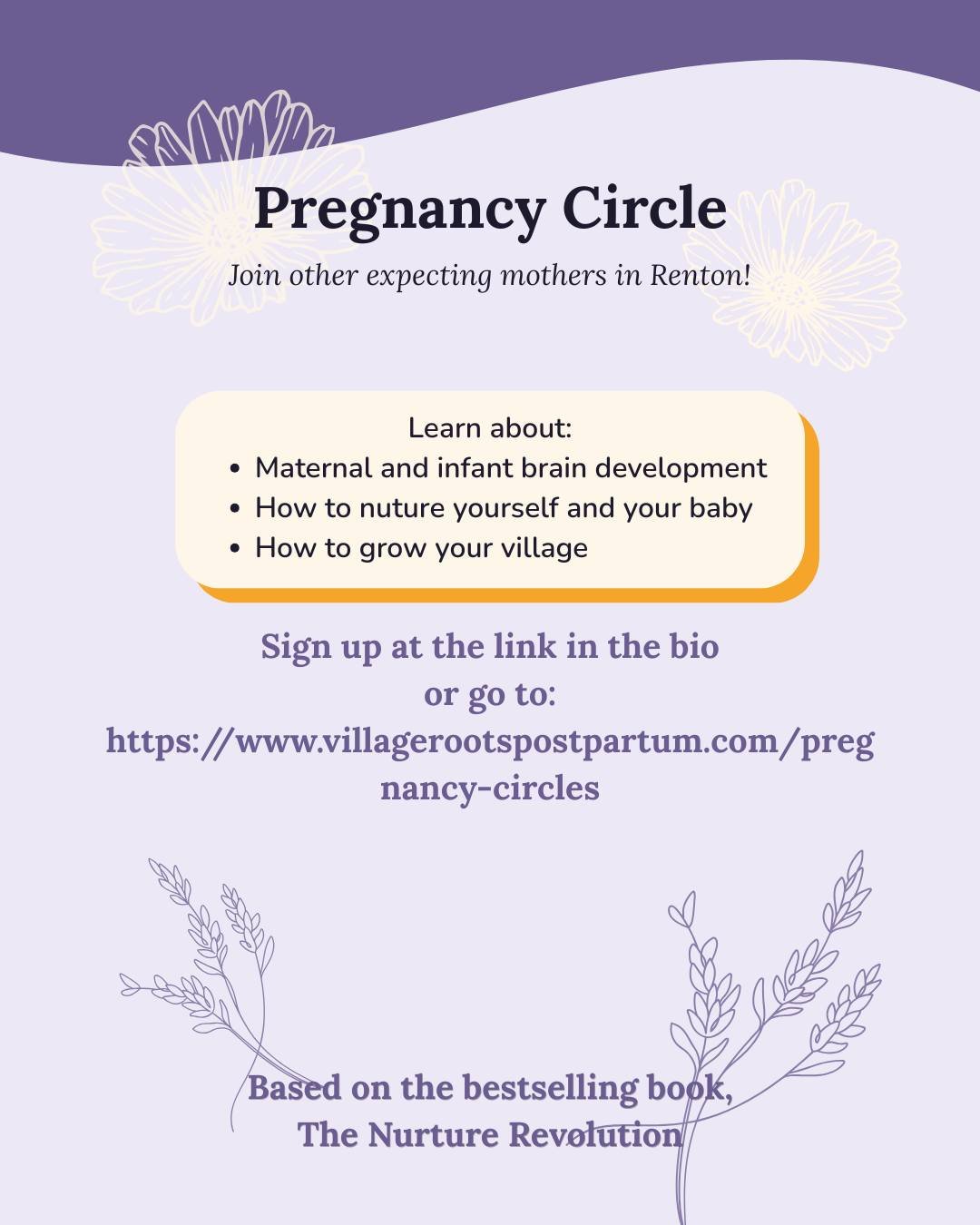 Calling all expecting mamas! 

I&rsquo;m starting a 12-week Pregnancy Circle for expecting moms, beginning September 12 and meeting Saturdays at 11am at @thirdplaceteas in Downtown Renton. This Circle is based off of Dr. Greer Kirshenbaum&rsquo;s boo