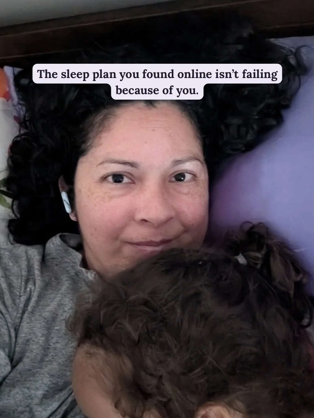 Did you know that two babies from the same parents will probably need different support to sleep? One baby may need a lot of motion and physical touch to sleep and wake up often. The other baby may be able to fall asleep independently in a crib and s