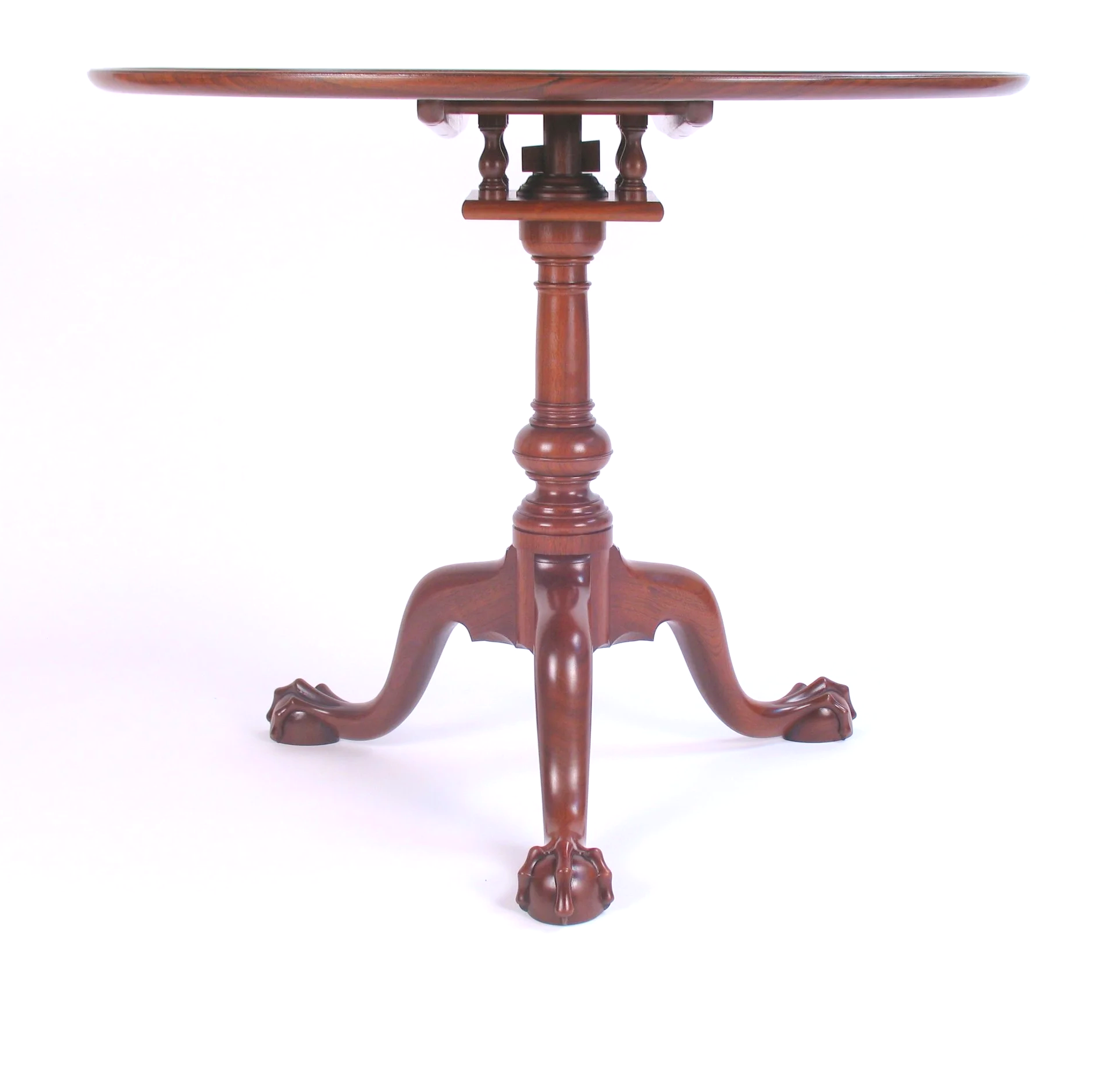 Philadelphia Tilt Top Tea Table with birdcage.