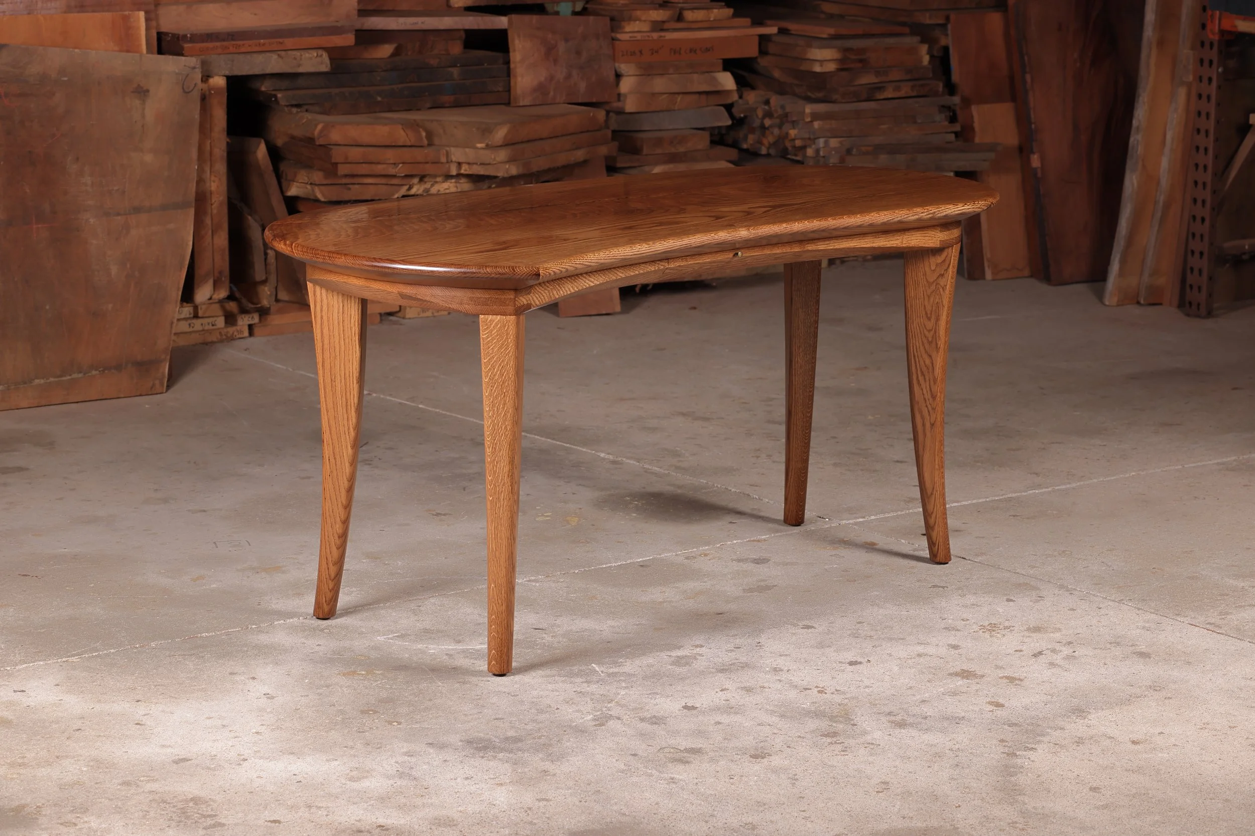 Handcrafted Wharton Esherick style writing desk.