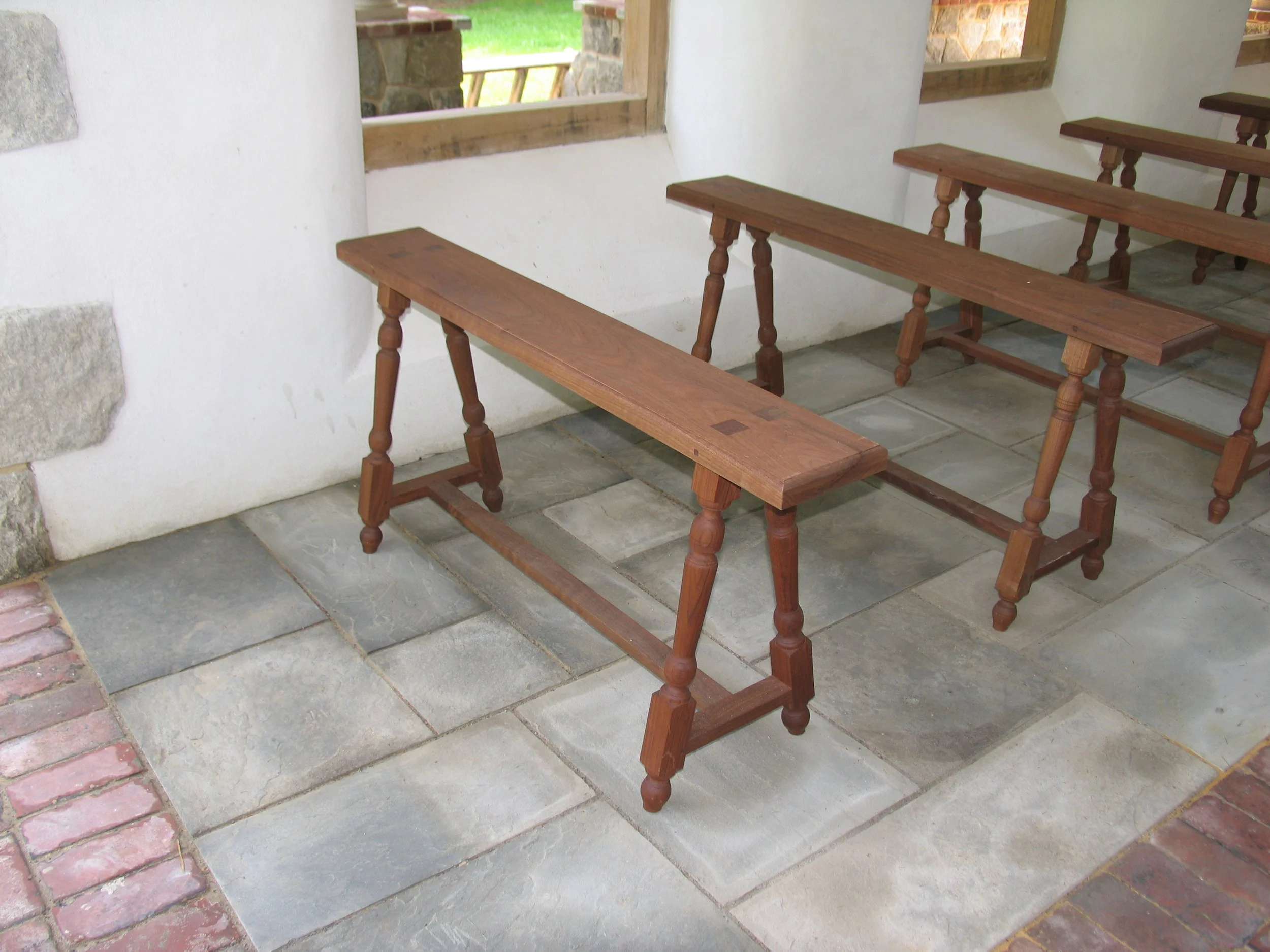 Custom made pews made for same chapel.