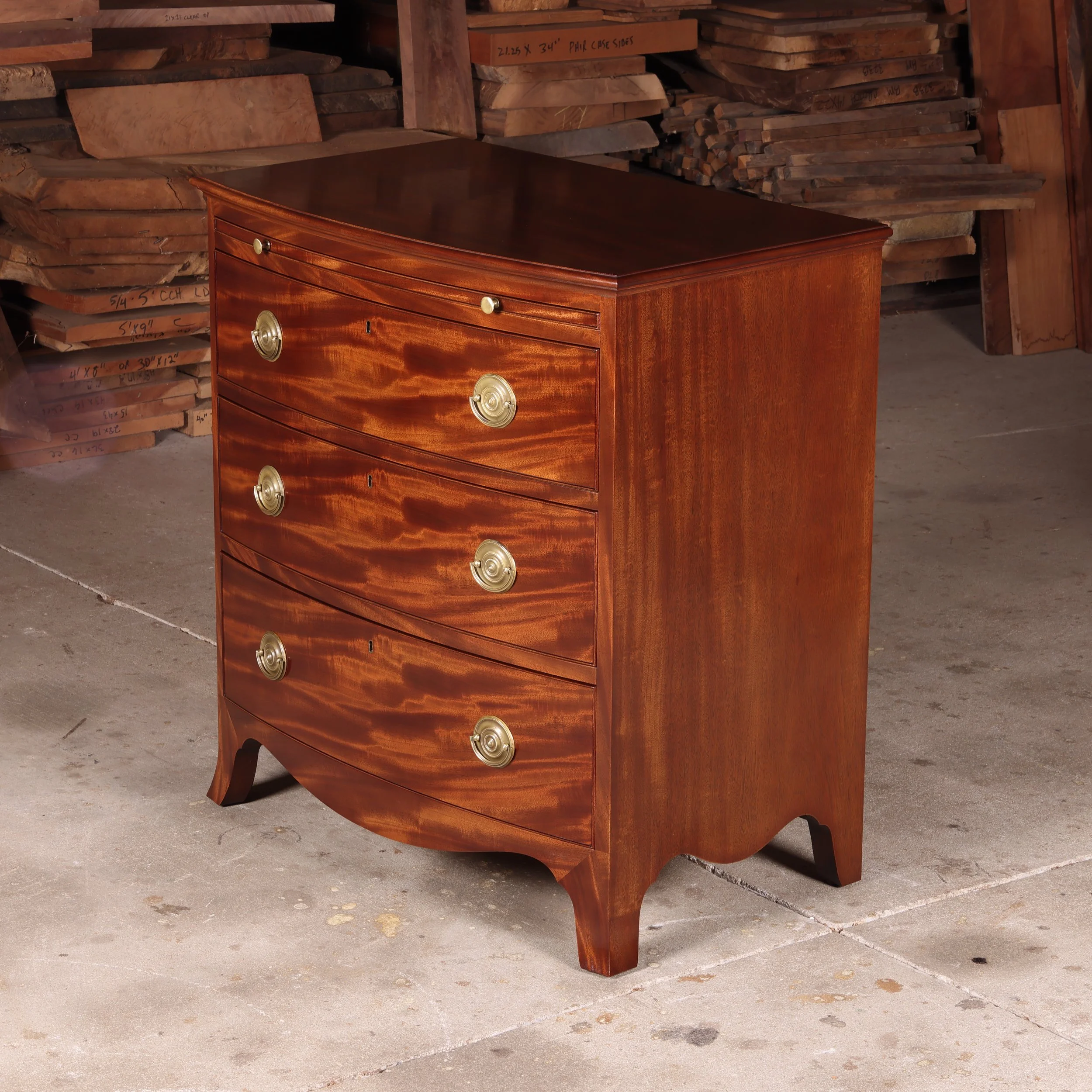Bow Front Chest CH230