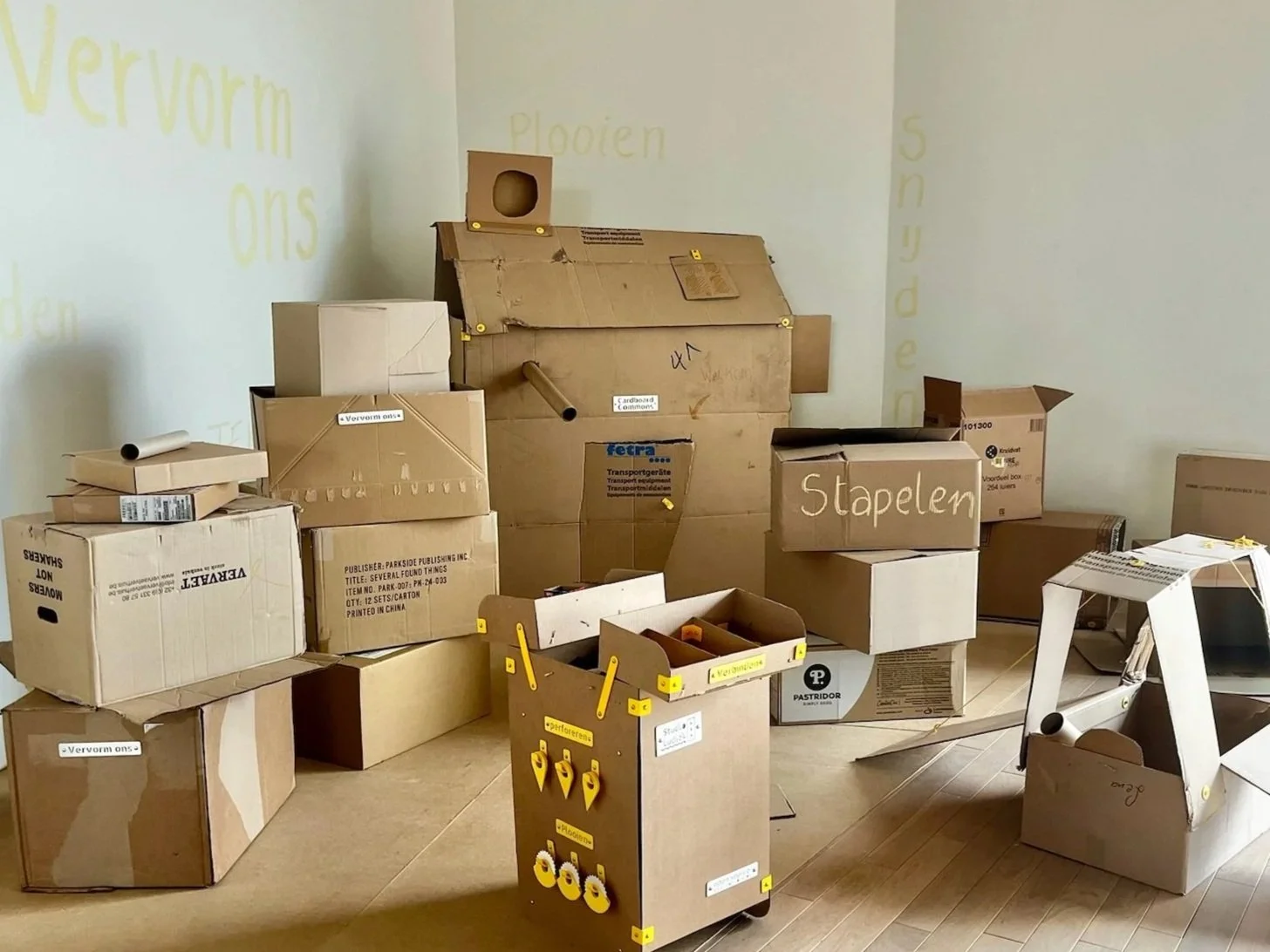 Cardboard Commons - Design museum Ghent