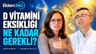 Eklem360: D vitamini eksikliği üzerine Dr. Kaya Turan ve Dr. Sezin Turan’ın YouTube videosu.