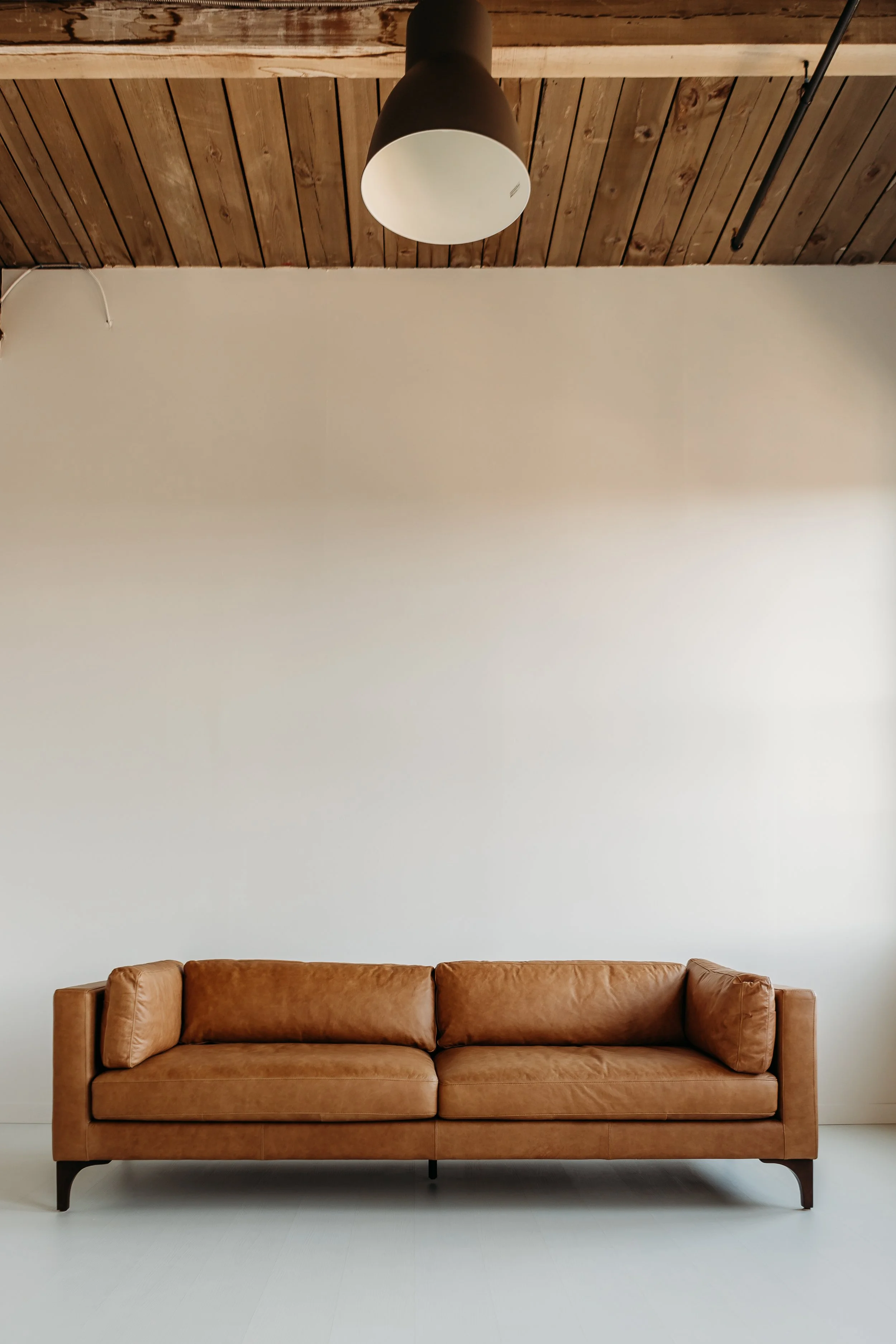 Cognac Leather Couch