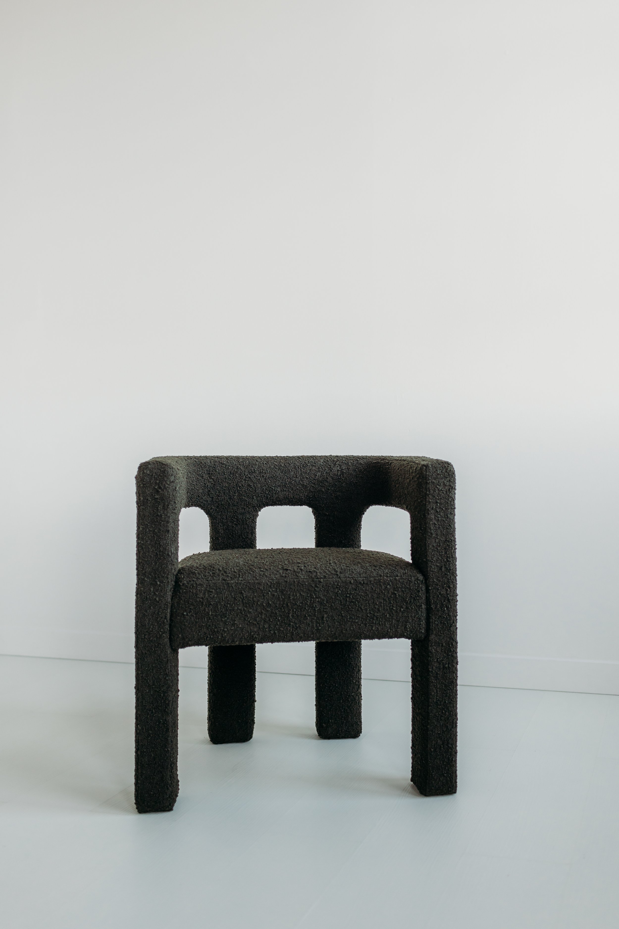 Green Boucle Chair