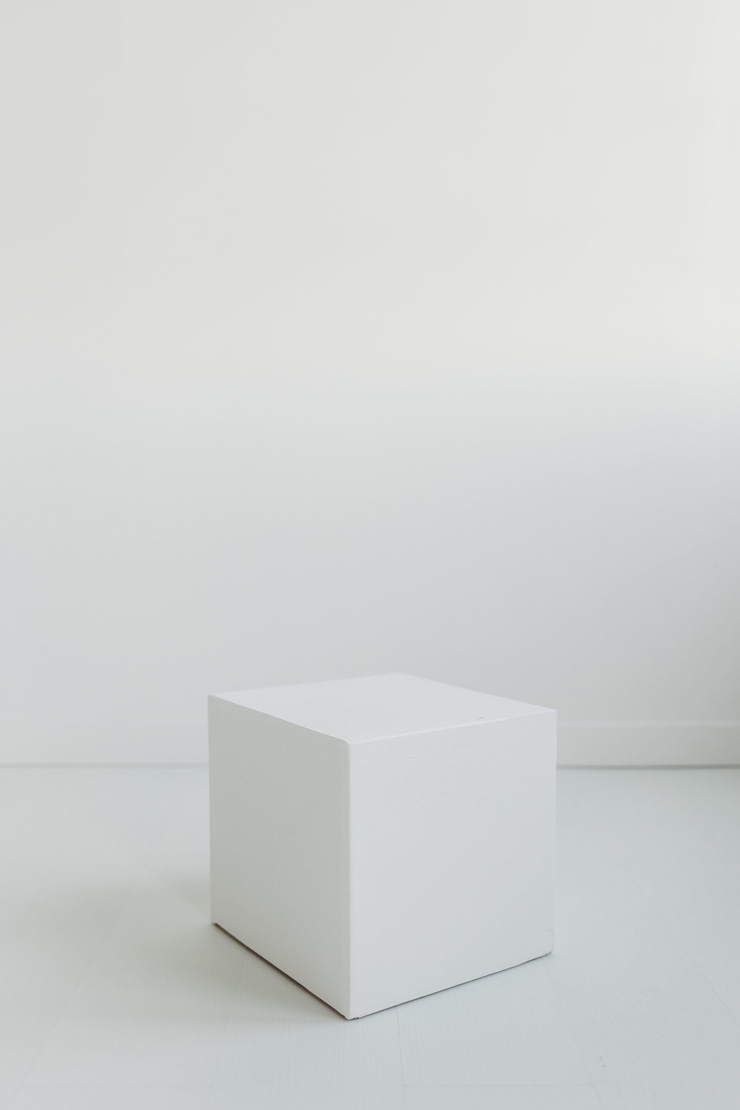 White Posing Block