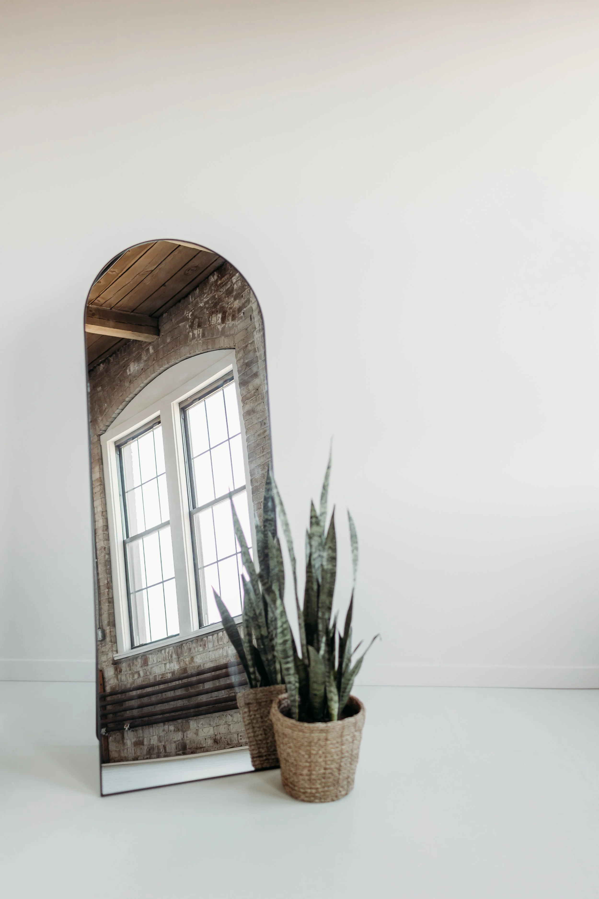 Arched Floor Mirror