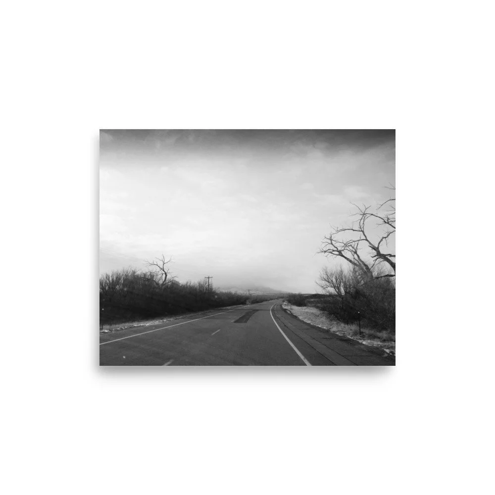 "Winter Desert Dusting" Photo Print