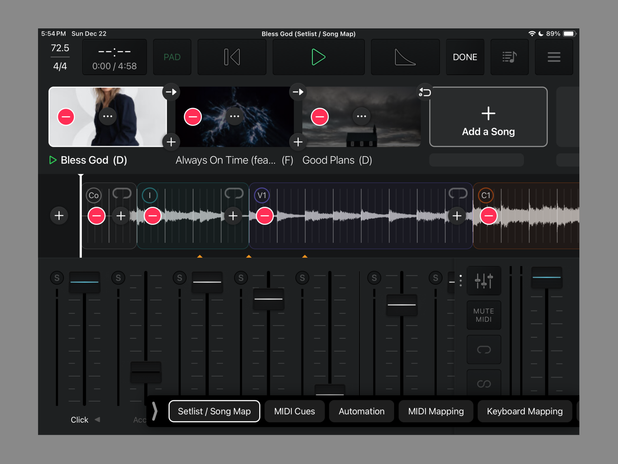 Playback Edit Menu Redesign