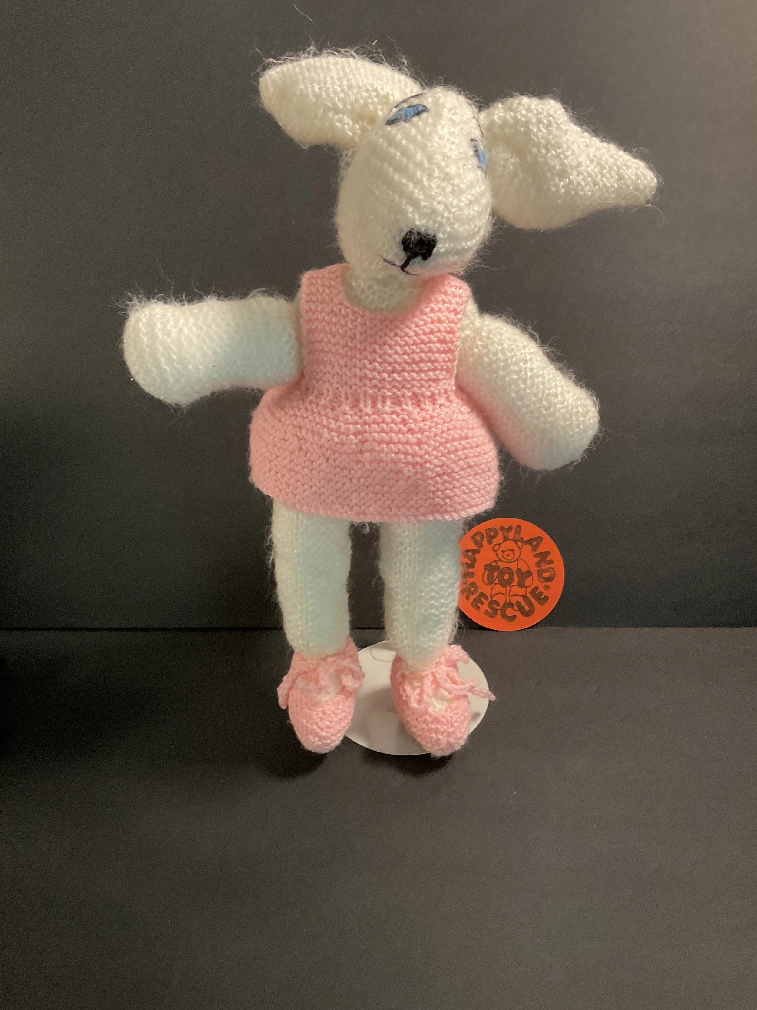 Hand-Knitted Bunny, 16”