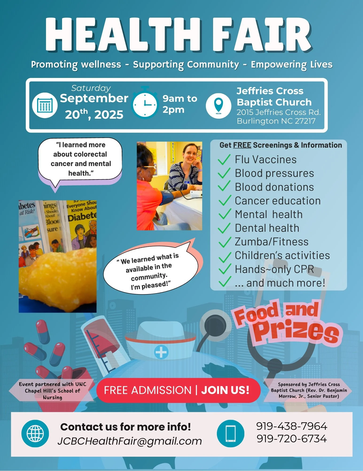 JCBC Community Health Fair