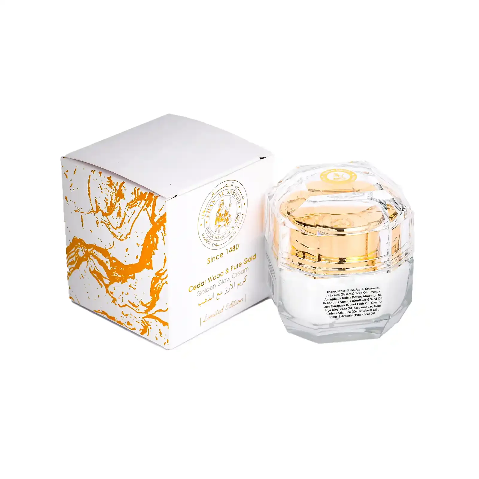 Cedar Wood & Pure Gold Cream – 50g