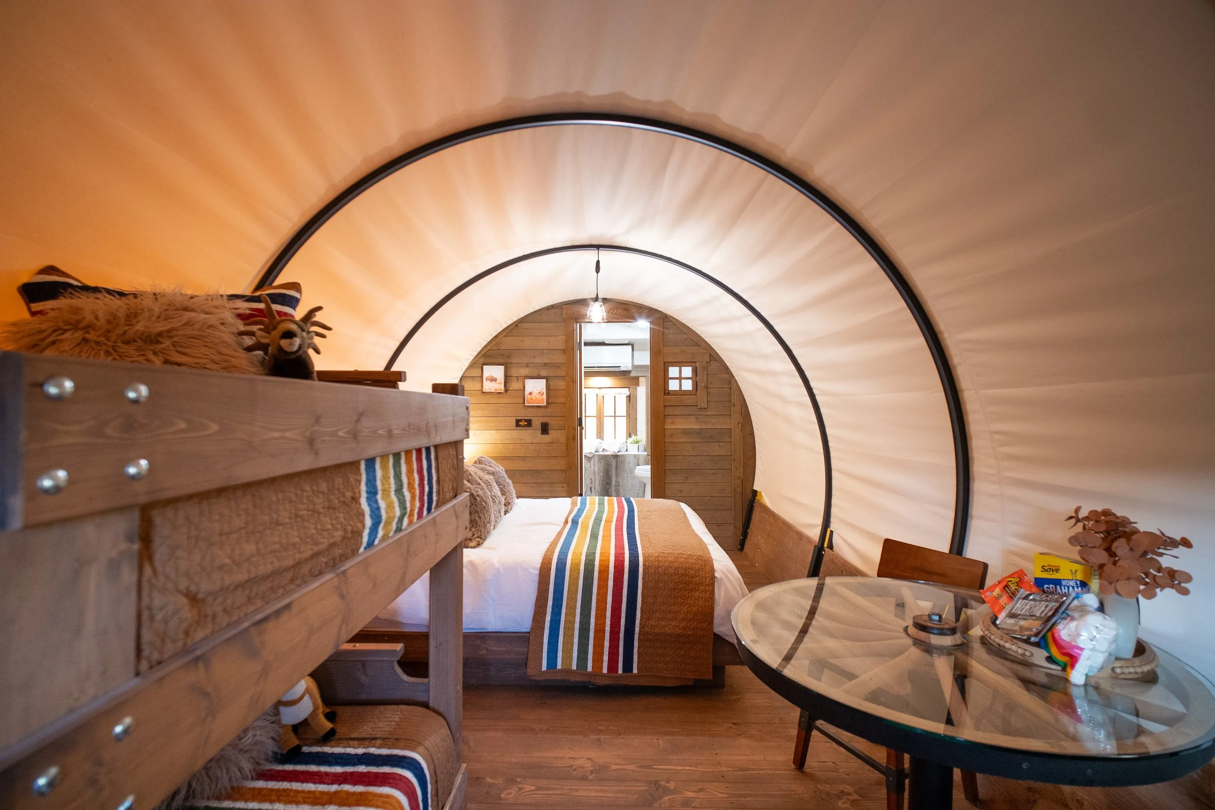 The inside of The Wagons located in the Black Hills of South Dakota.