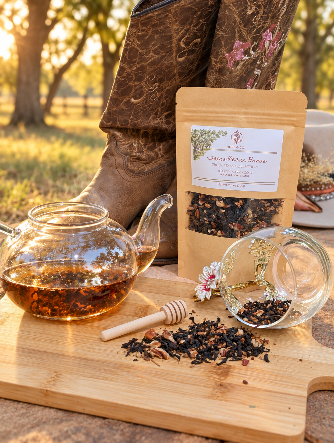 Texas Pecan Grove — Truly Texas Loose-Leaf Tea