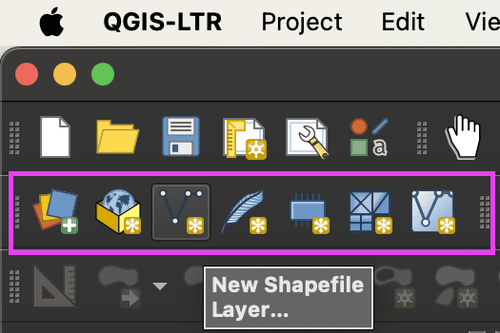 Creating a New Vector Dataset — mapping 101