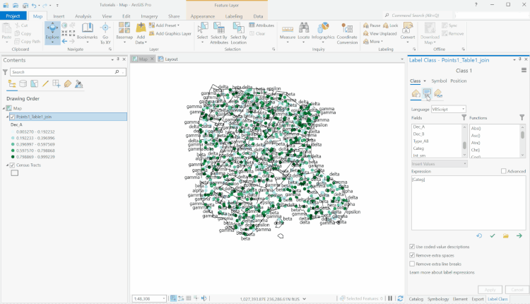 Labeling Features with Attributes — mapping 101