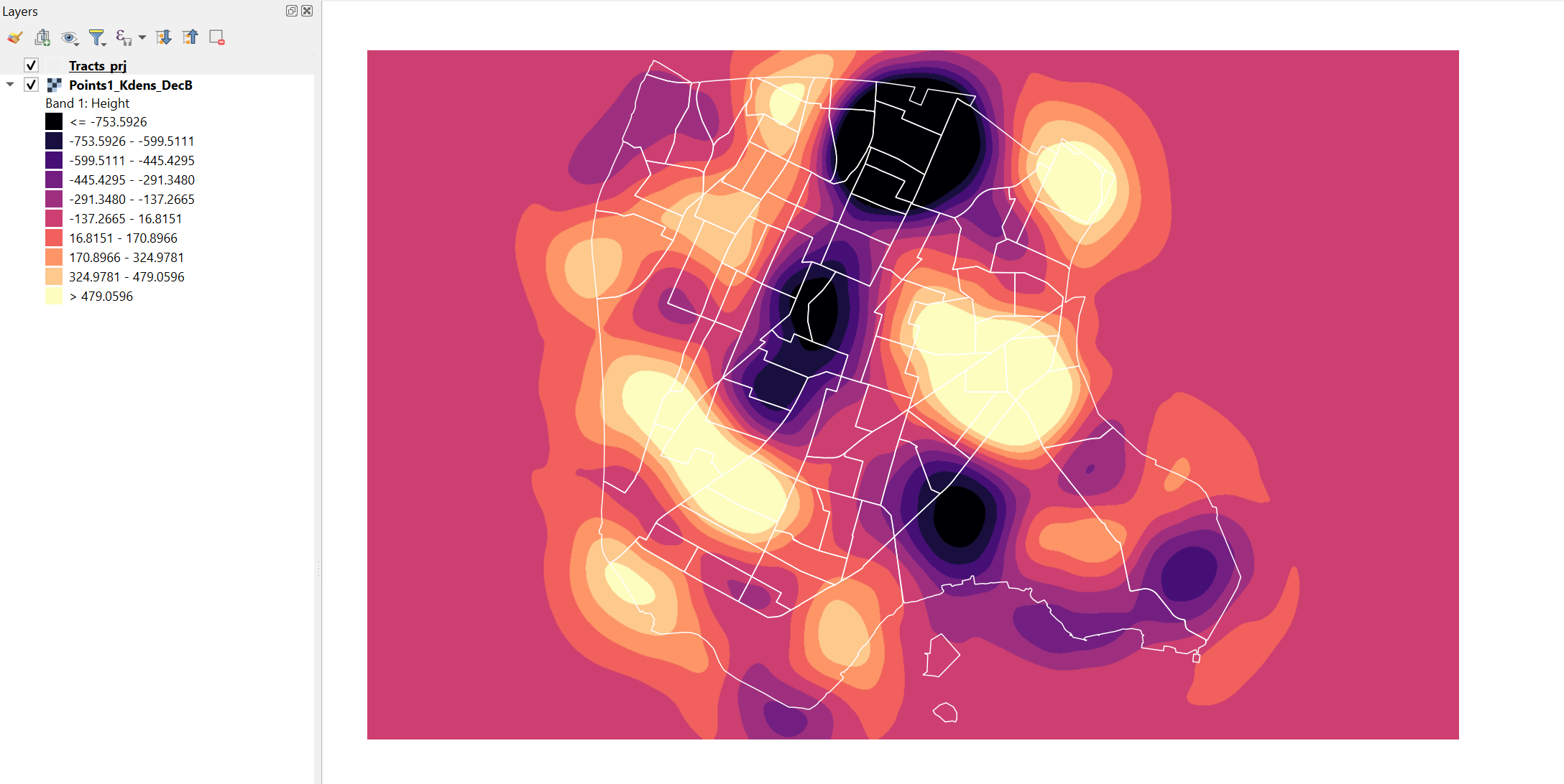 Classified Quantitative Symbology for Rasters — mapping 101